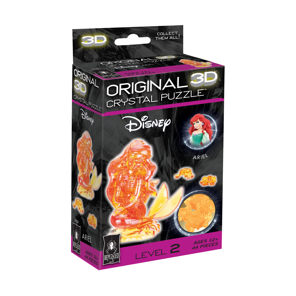 Alternative view of BePuzzled Disney Ariel 3D Crystal Puzzle - 44 Pieces