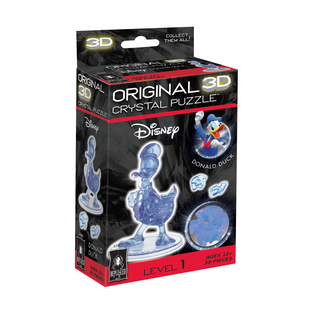 Alternative view of BePuzzled Disney Donald Duck 3D Crystal Puzzle - 39 Pieces
