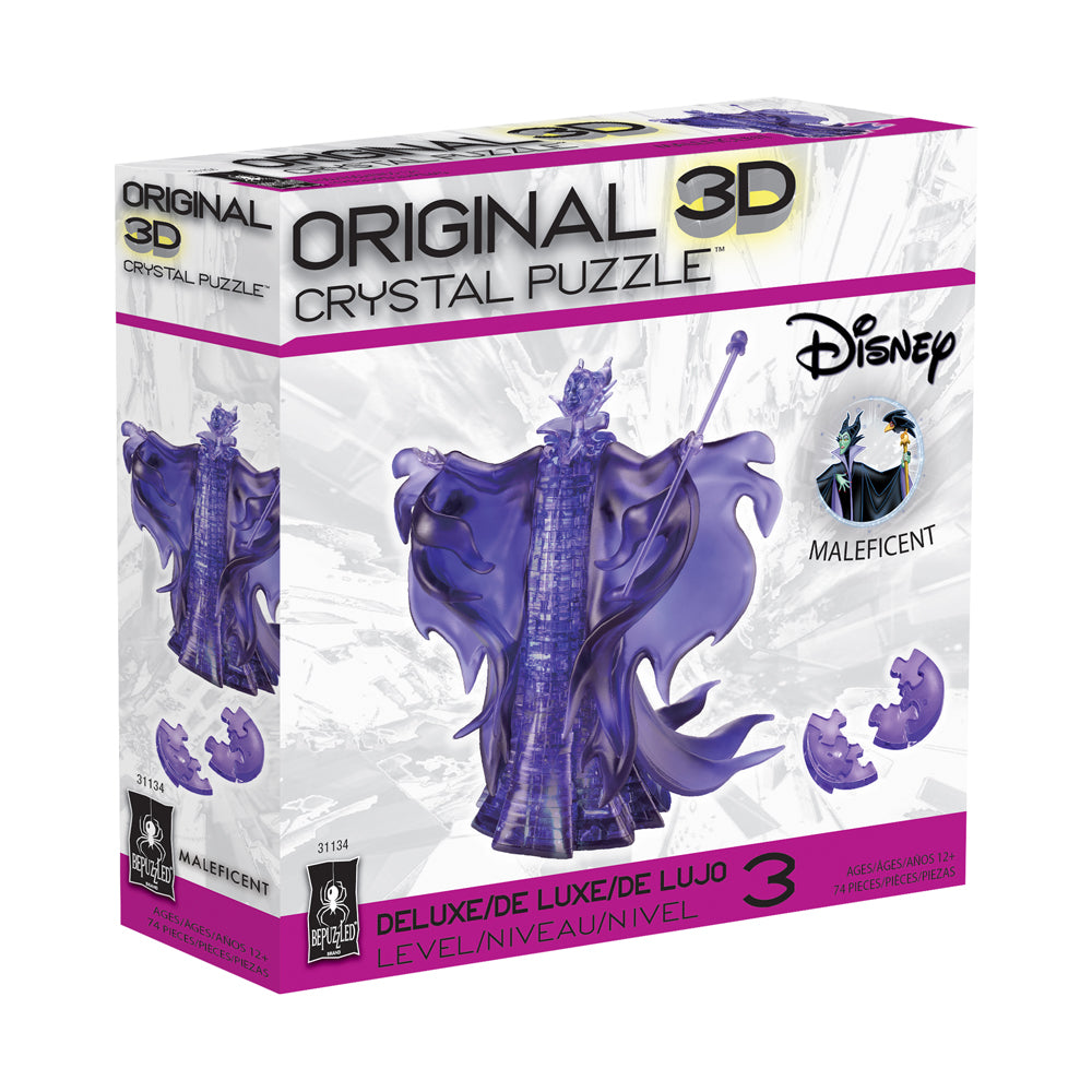BePuzzled Disney Maleficent 3D Crystal Puzzle - 74 pcs - Image 2