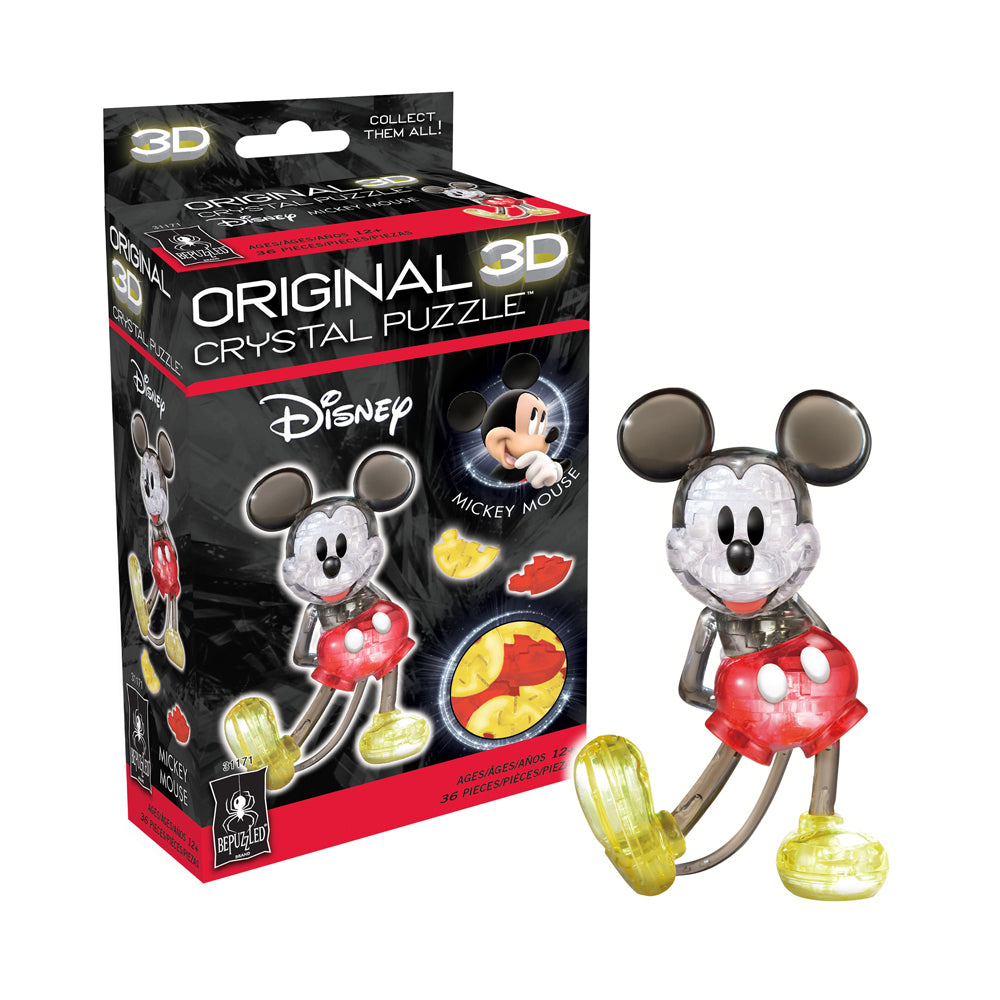 Alternative view of BePuzzled Disney Mickey Mouse 3D Crystal Puzzle - 36 pcs