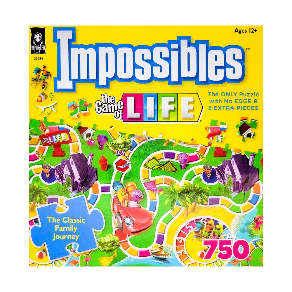 Alternative view of Hasbro The Game of Life Impossibles Puzzle - 750 pc