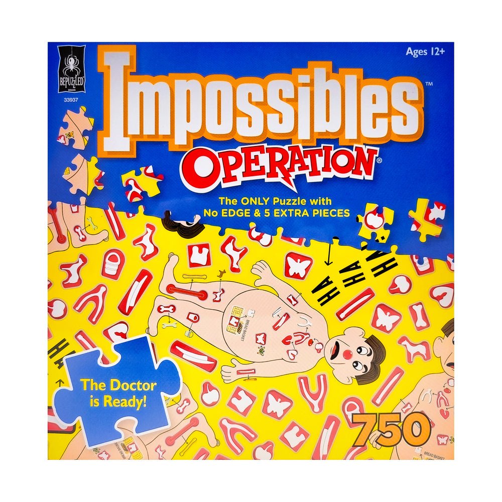 Alternative view of BePuzzled Hasbro Operation Jigsaw Puzzle - 750 pc