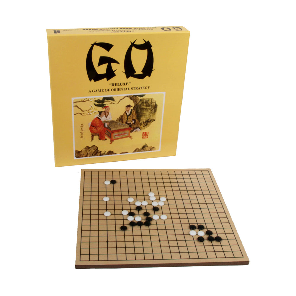 John N. Hansen Co. Classic Go Game with Solid Wood Board - Image 2