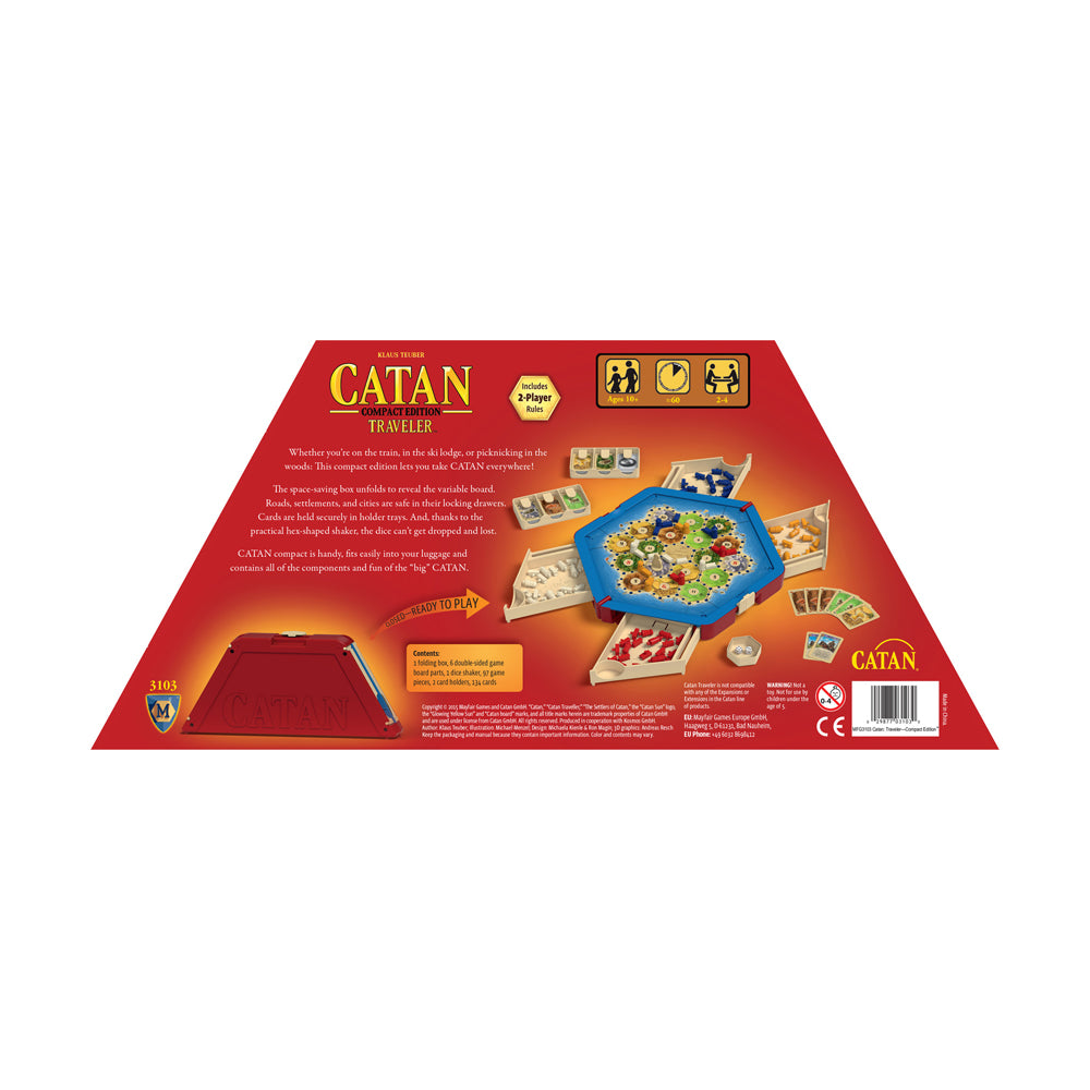 Alternative view of Catan: Traveler Compact Edition Portable Strategy Board Game