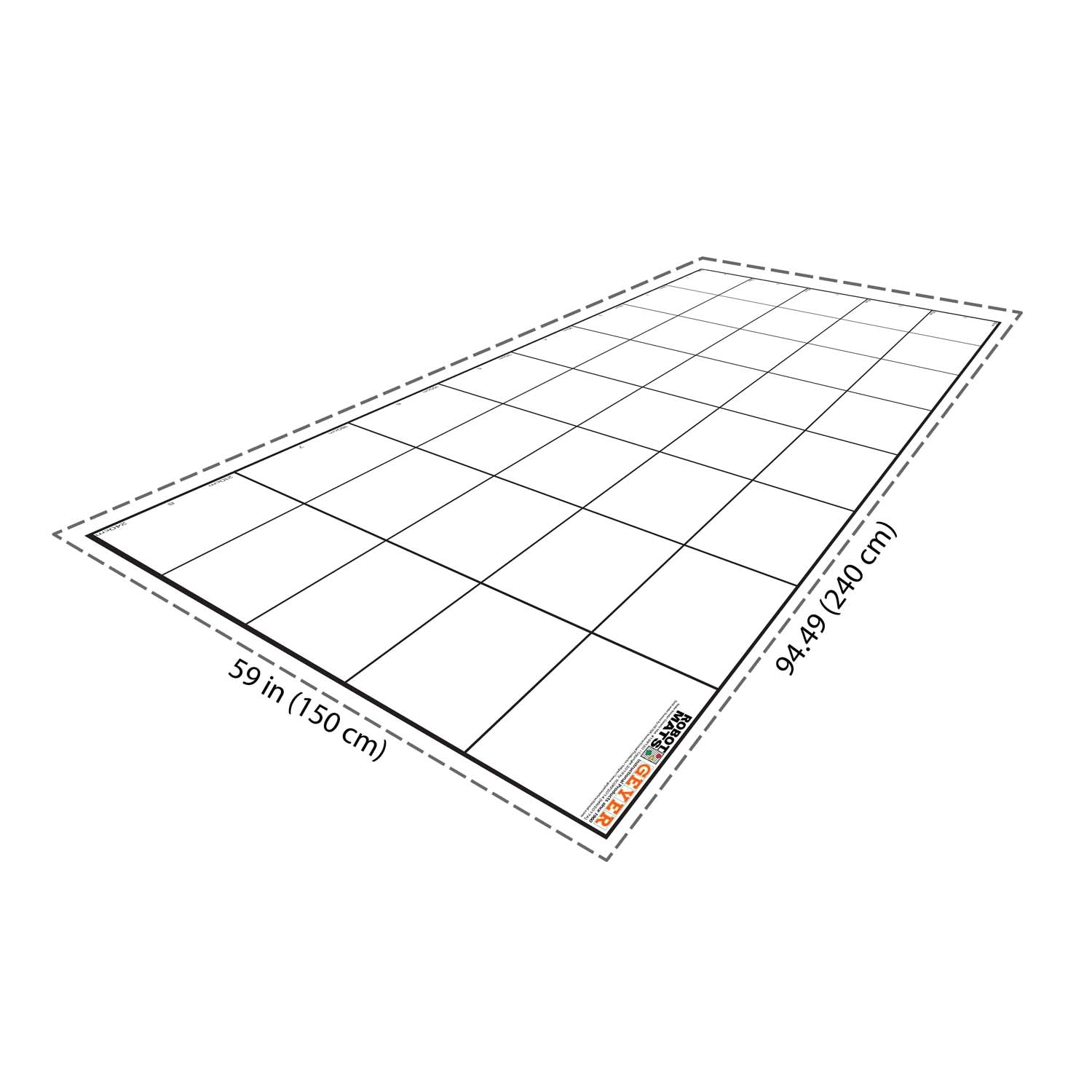 Alternative view of Geyer Instructional Wonder League Robotics Grid Mat - 150cm x 240cm