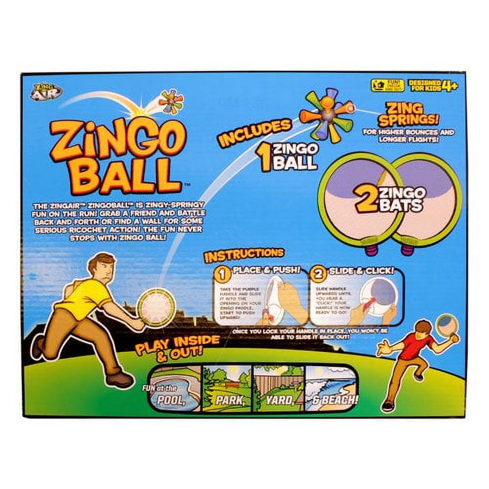 Alternative view of Zingo Dual Bat and Ball Set - Vibrant Outdoor and Indoor Play