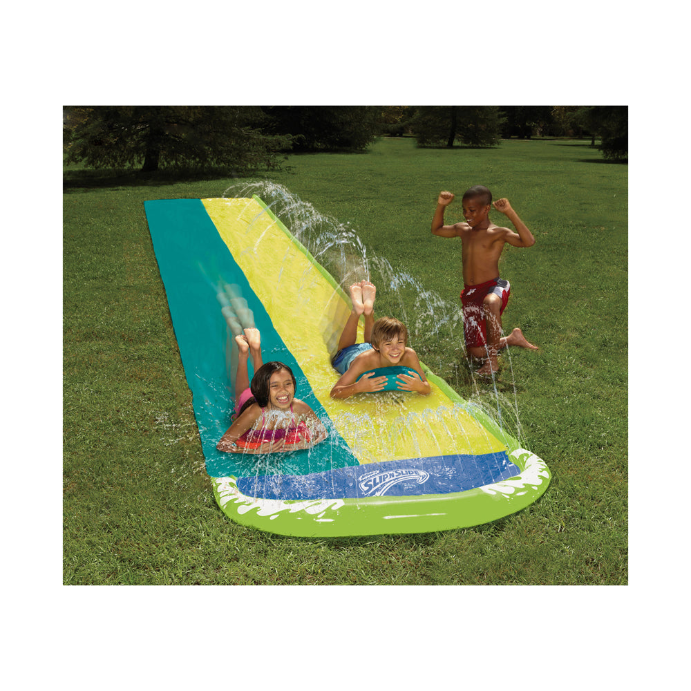 Alternative view of Wham-O Slip 'N Slide Wave Rider Double with Dual Water Slides