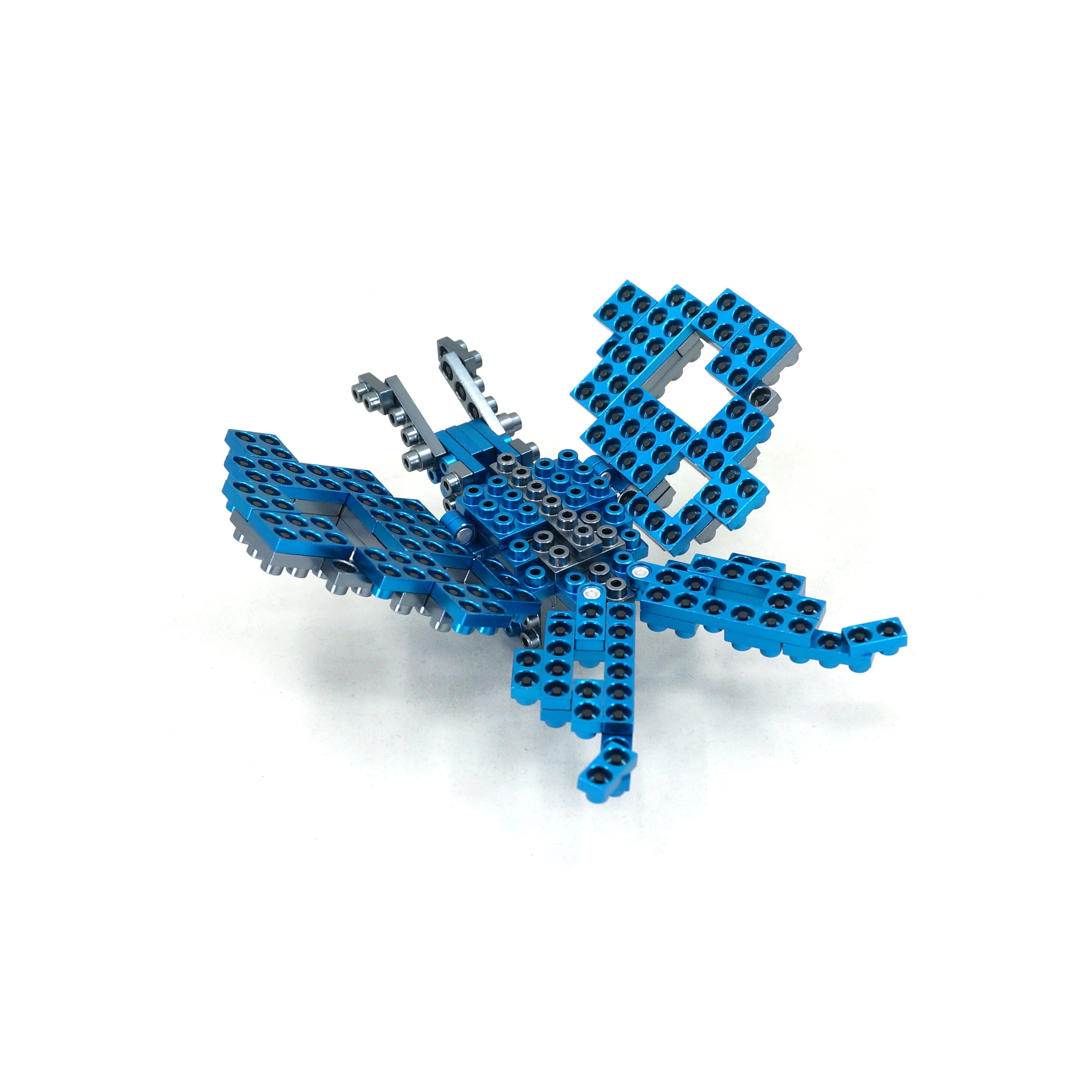 Alternative view of Metomics 3-in-1 Designer Building Blocks Set - Azure Blue - 150 Pieces