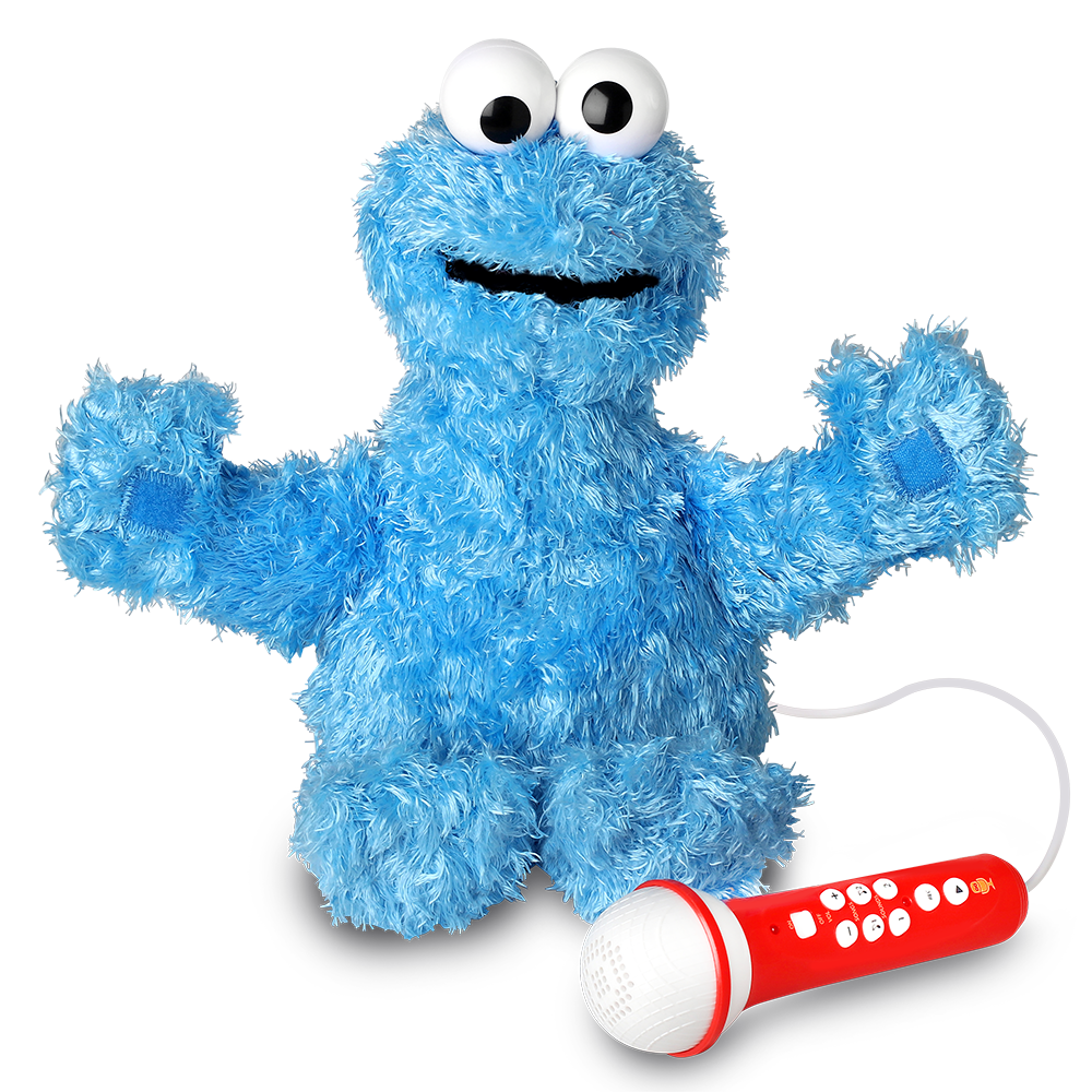 Singing Machine Sesame Street Karaoke Plush with built-in mic, Cookie Monster - Image 2