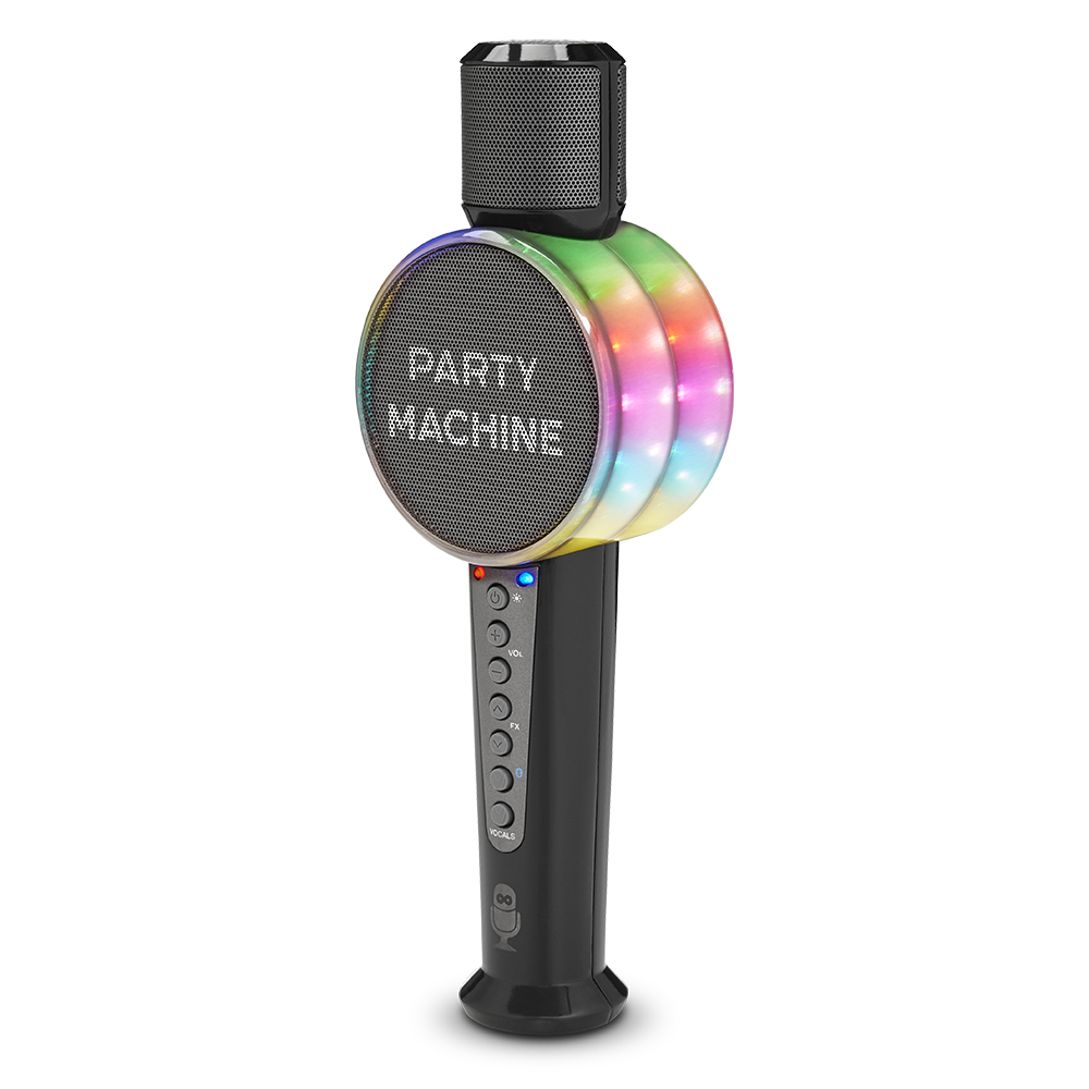 Alternative view of Singing Machine Party Machine Portable Bluetooth Microphone With Speaker