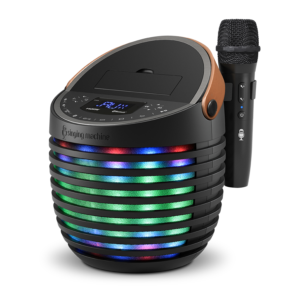 Singing Machine SingCast One - Video Casting Karaoke System with Bluetooth, Light Show & Voice Changing Effects - Image 3