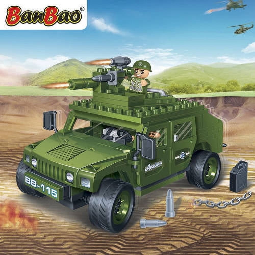 Alternative view of BanBao Hum Vee Adventure Building Set - 202 Pieces