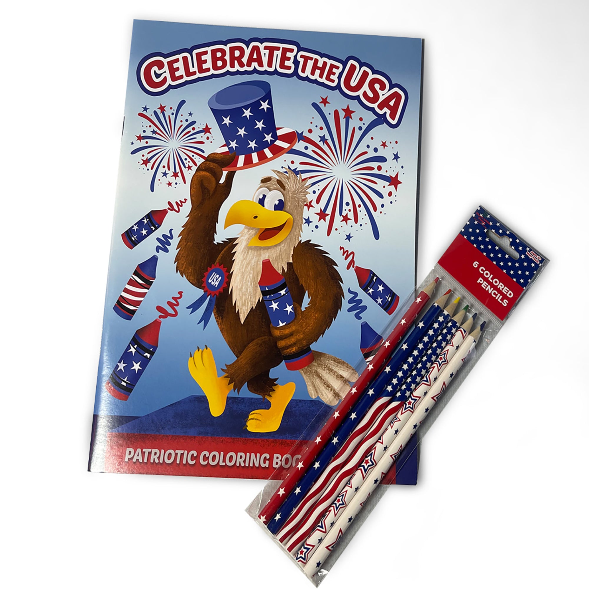 Alternative view of Three Little Twigs Patriotic 8-Piece Coloring Book Bundle for Kids Ages 3+