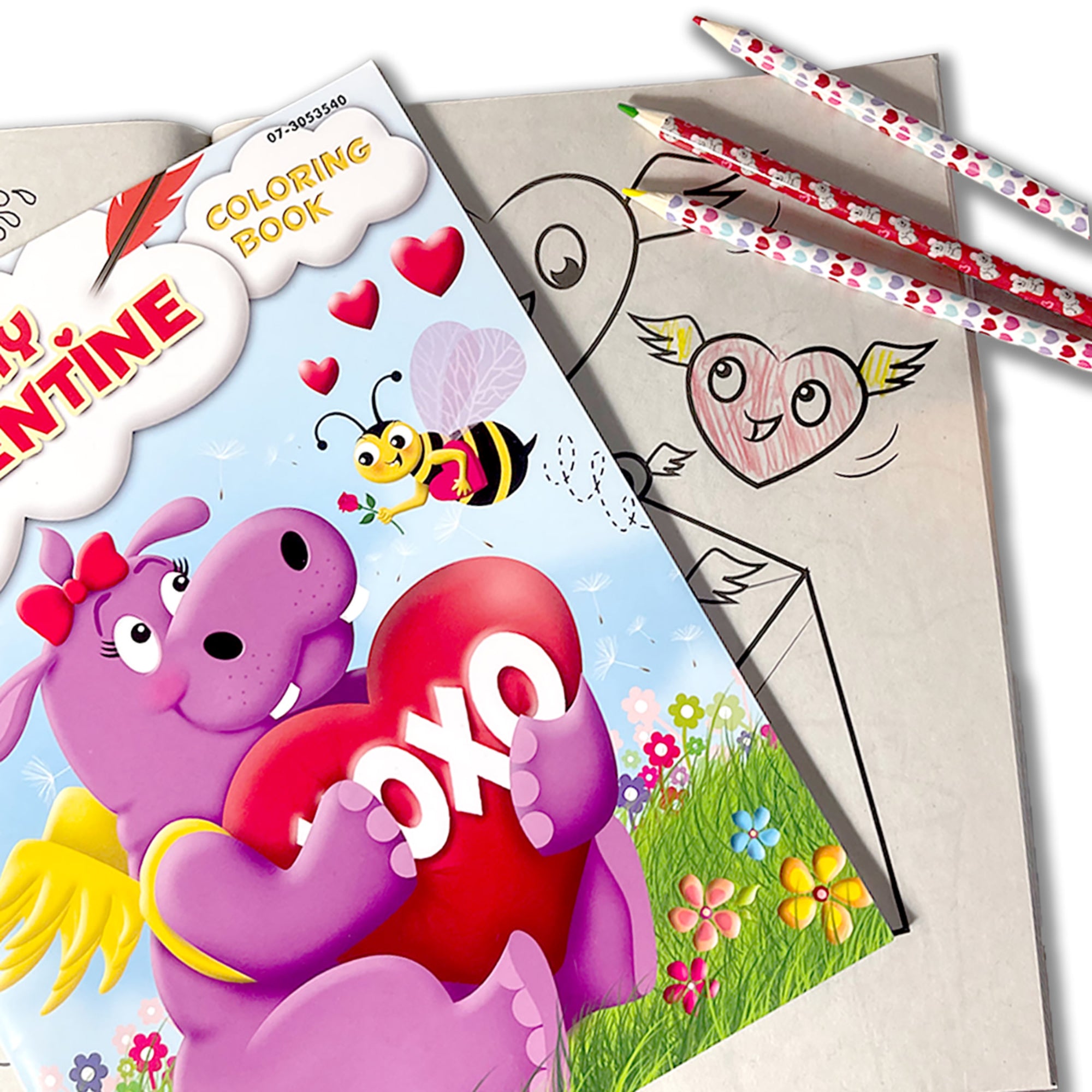 Three Little Twigs: Valentine's 8pc Coloring Book Bundle for Kids Age 3+ - Image 3