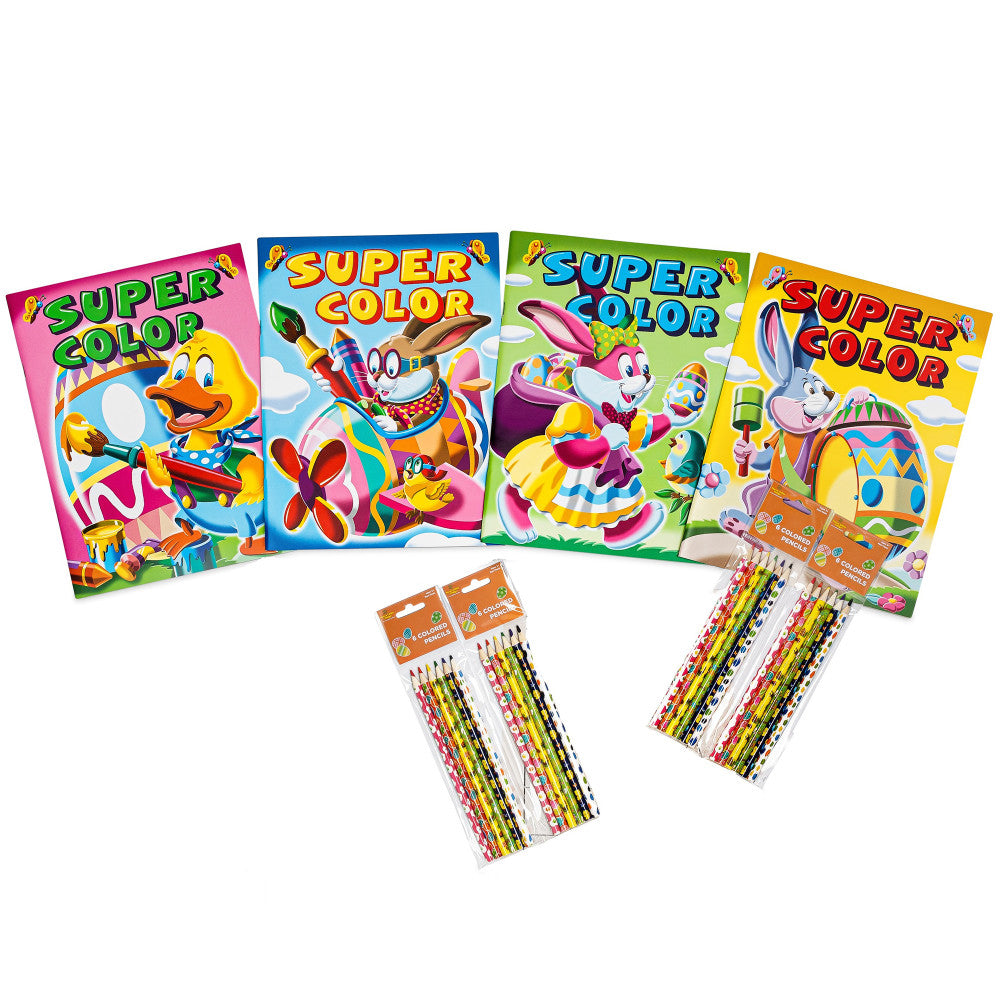 Three Little Twigs Easter/Spring Coloring Bundle - 8pc Set