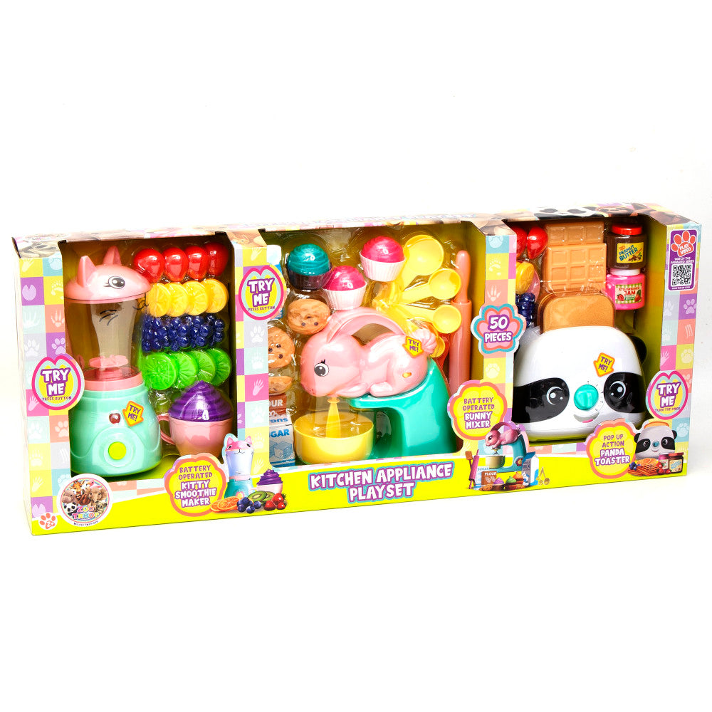 Zoo Troop Animal Kitchen Appliance Playset - 50 Pieces For Ages 2+