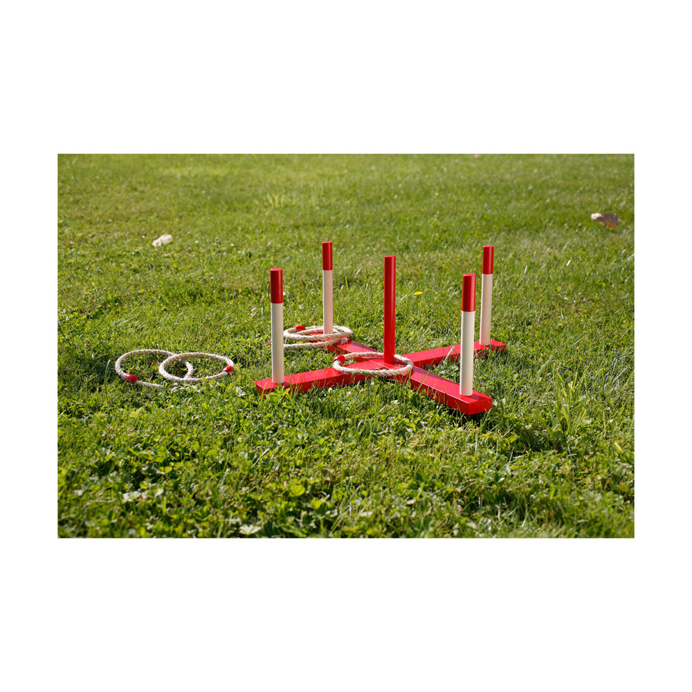 Alternative view of Toysmith Playground Classics Wooden Ring Toss Game Set