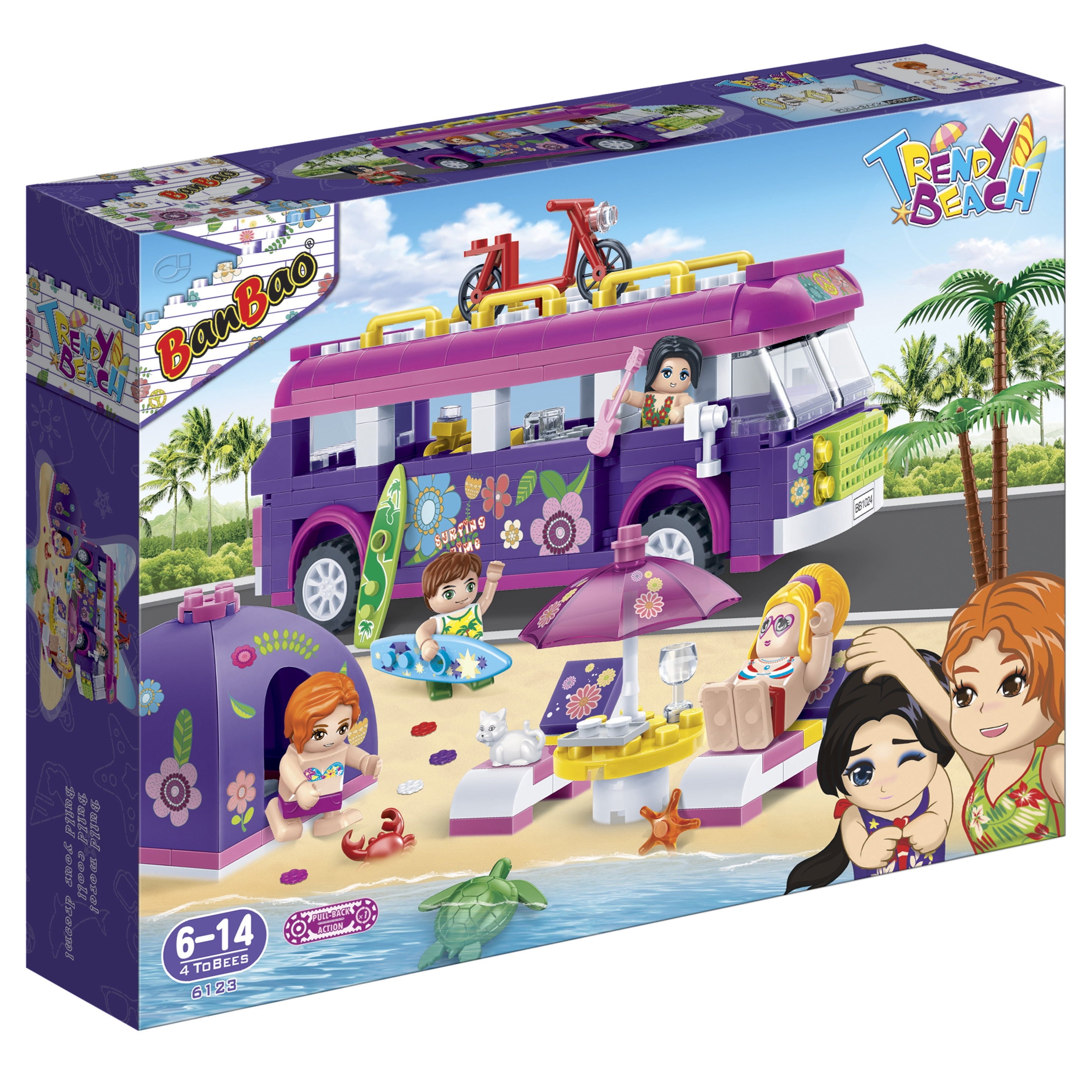 BanBao Trendy Beach Party Block Set - 375 Pieces