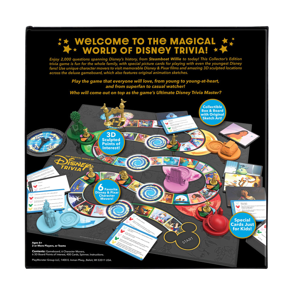Alternative view of Disney The Magical World of Disney Trivia Board Game