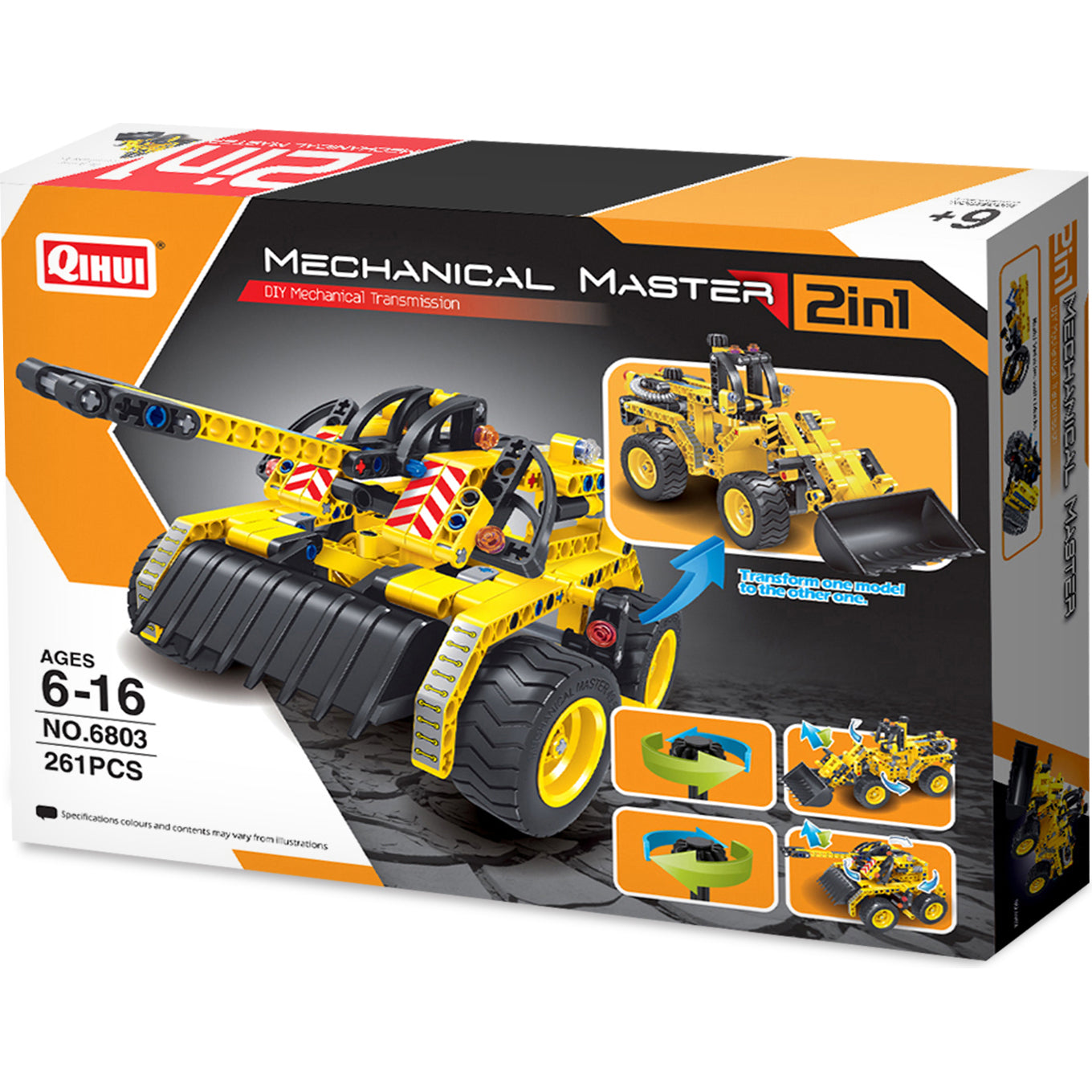 Alternative view of Action Blocks Actio Block Loader/Cannon 2in1 Building Set by Qihui