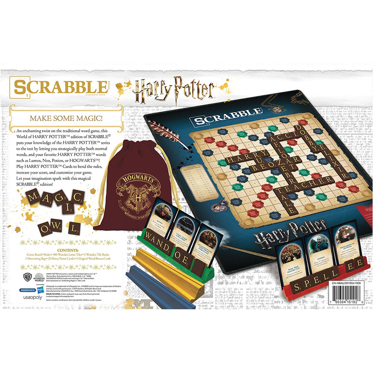 Harry Potter SCRABBLE Board Game by USAopoly - Image 3