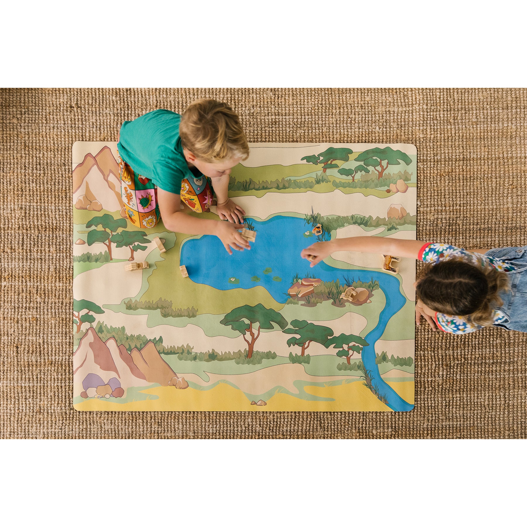 Alternative view of The Freckled Frog Wilderness Adventure Play Mat