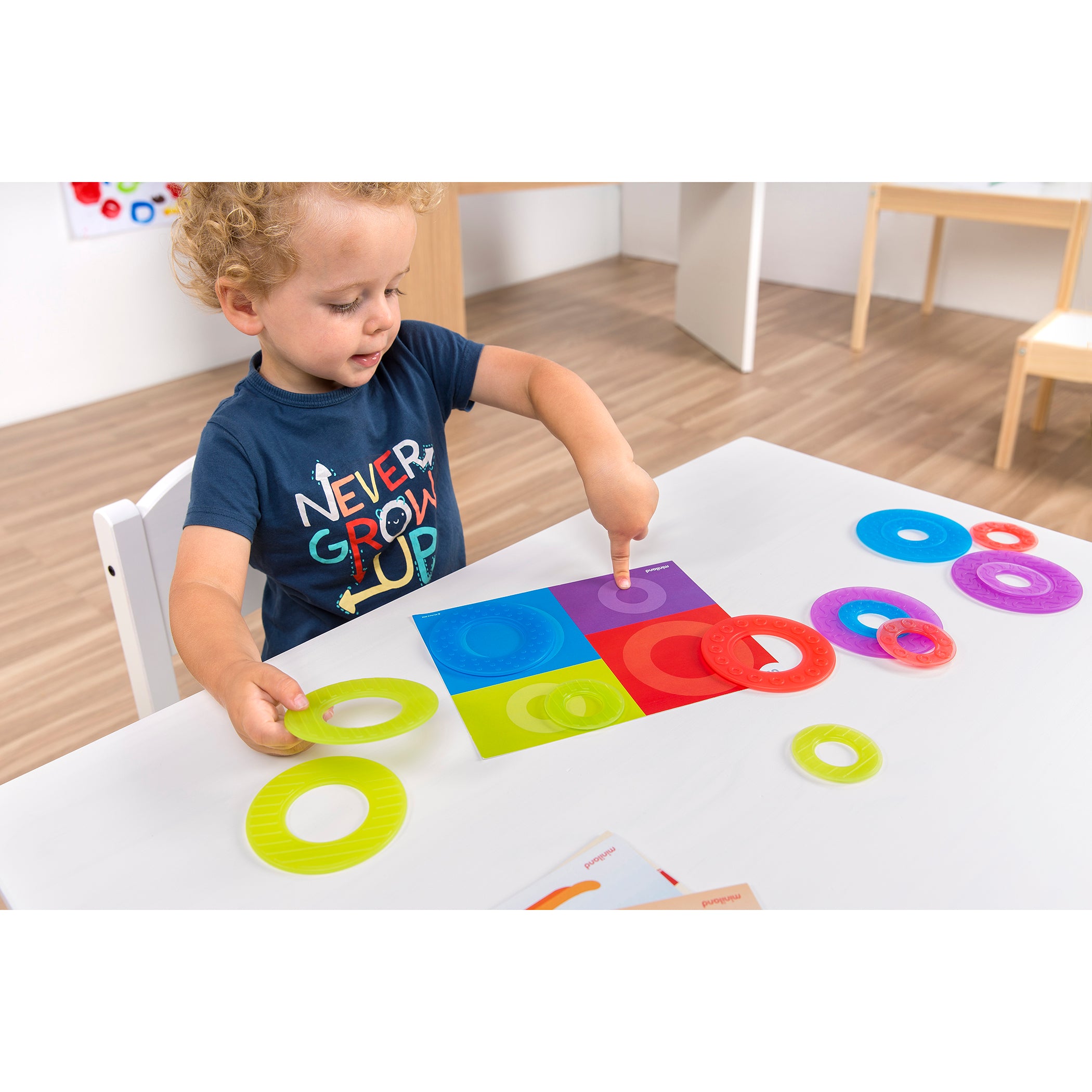 Miniland Educational Translucent Math Color Rings - Interactive Learning Toy - Image 3