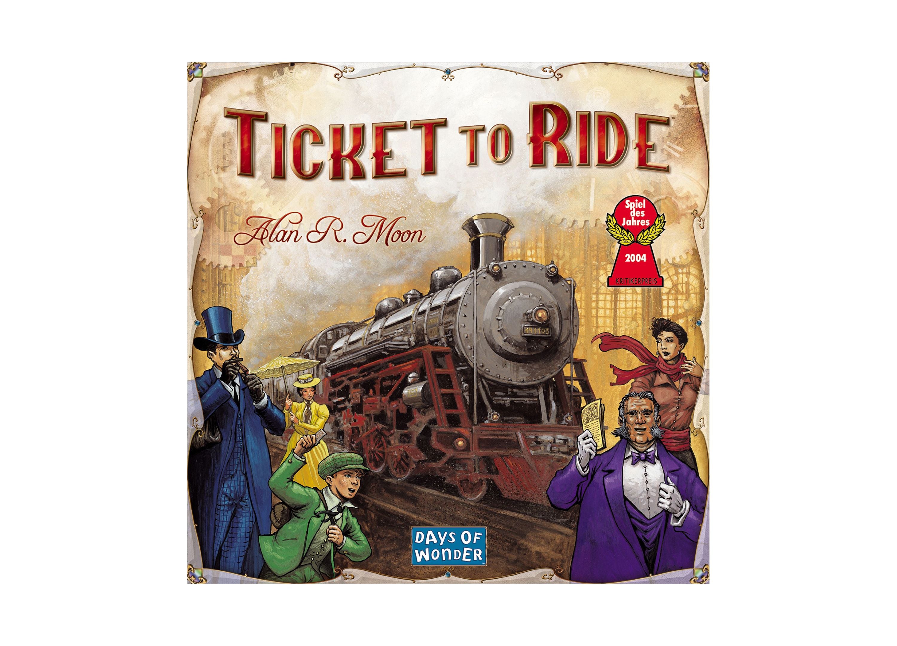 Alternative view of Ticket to Ride North American Adventure Board Game