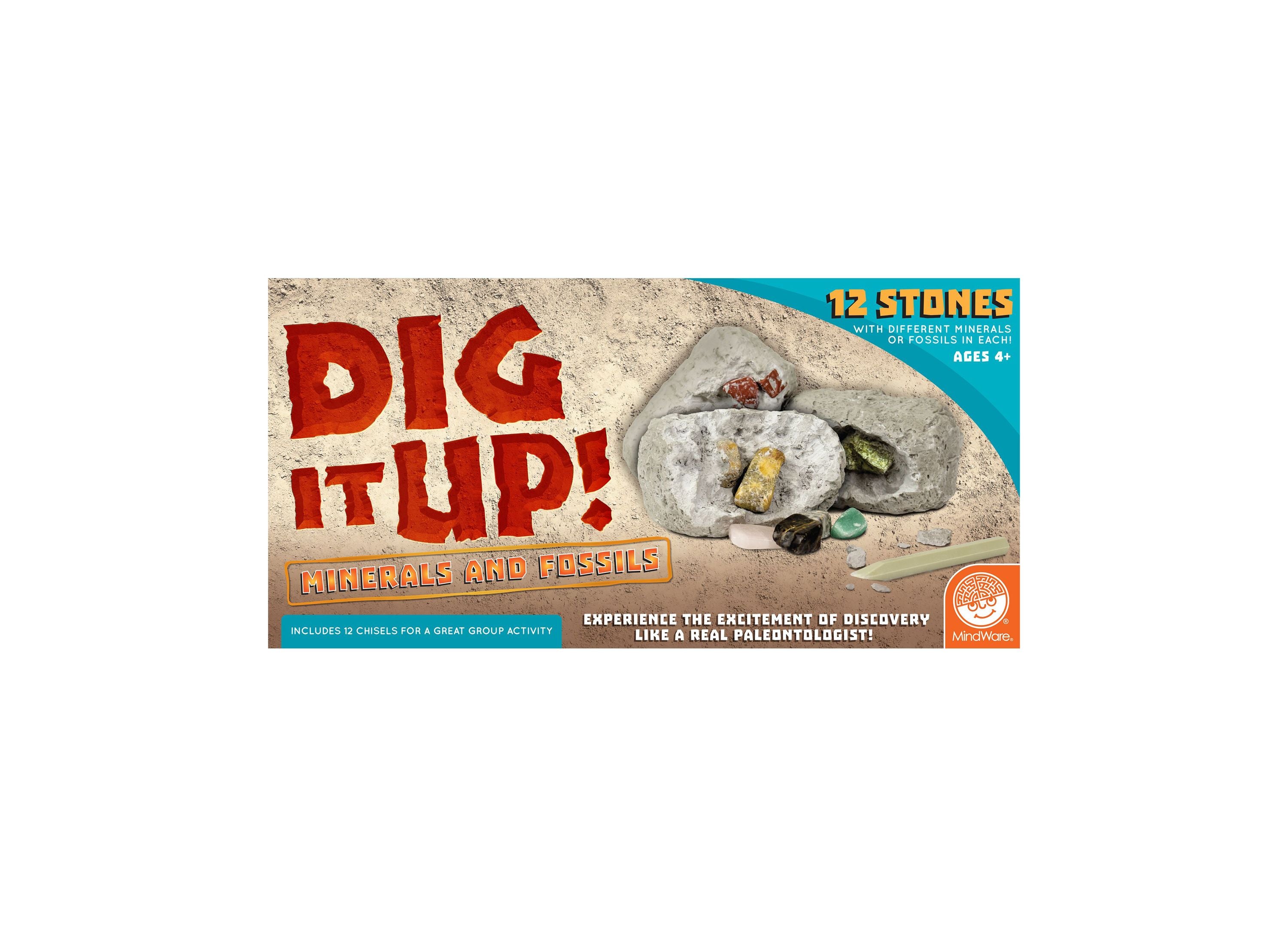 MindWare Dig It Up! Minerals and Fossils Excavation Kit - Image 3