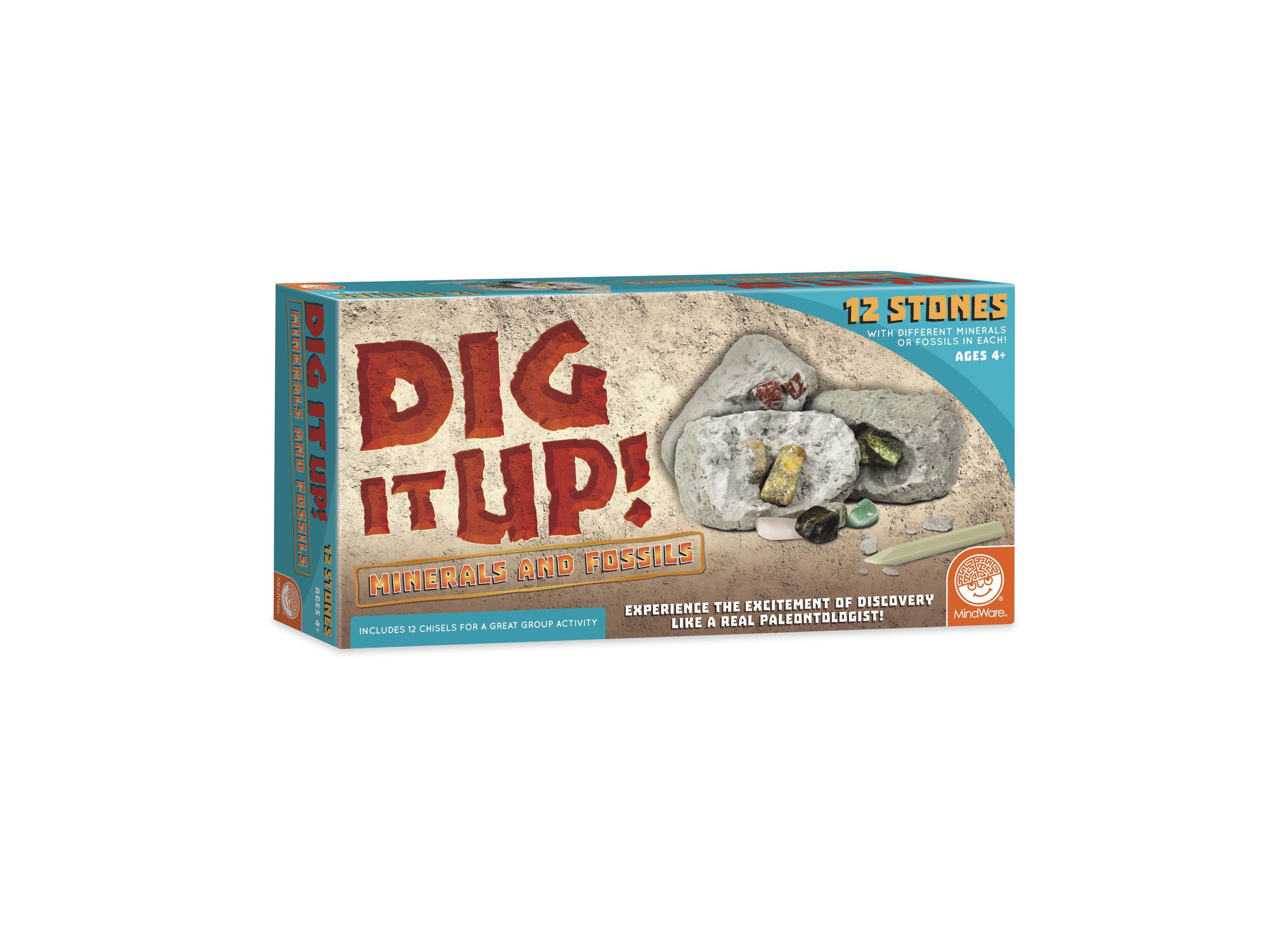 Alternative view of MindWare Dig It Up! Minerals and Fossils Excavation Kit