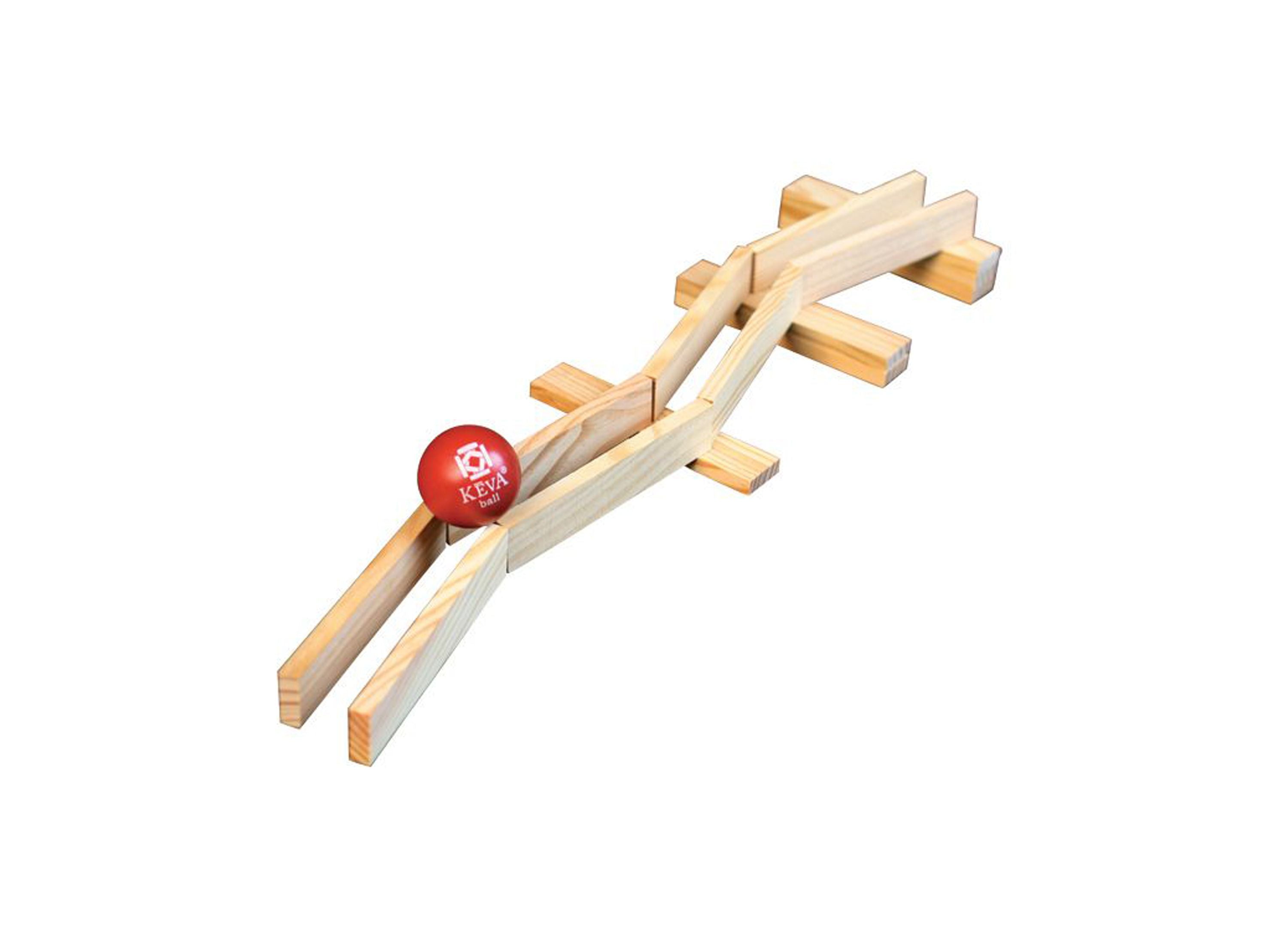 Alternative view of MindWare KEVA Contraptions 50 Plank Building Set