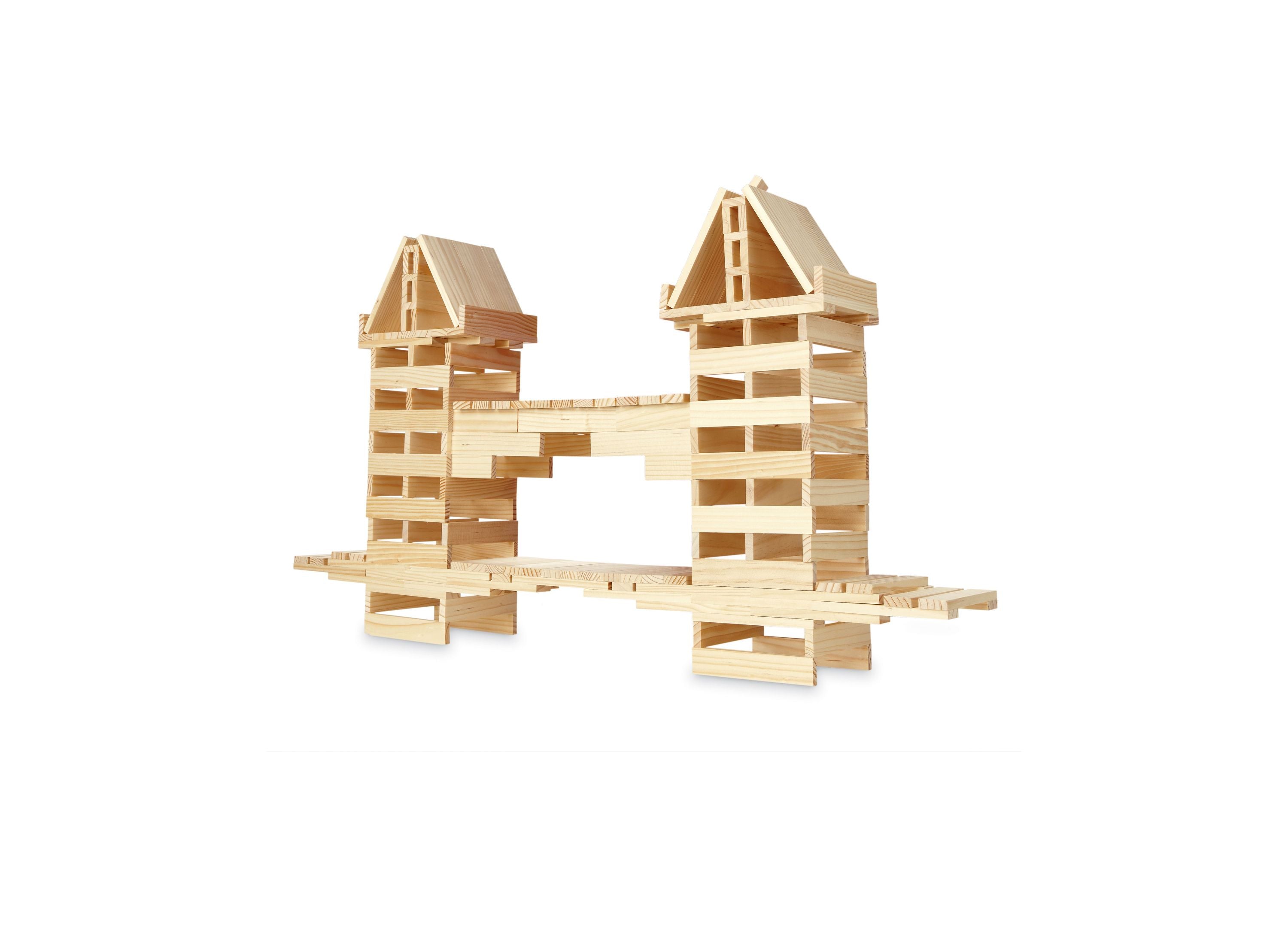MindWare KEVA Structures 200 Pine Plank Set - STEM Building Toy - Image 4