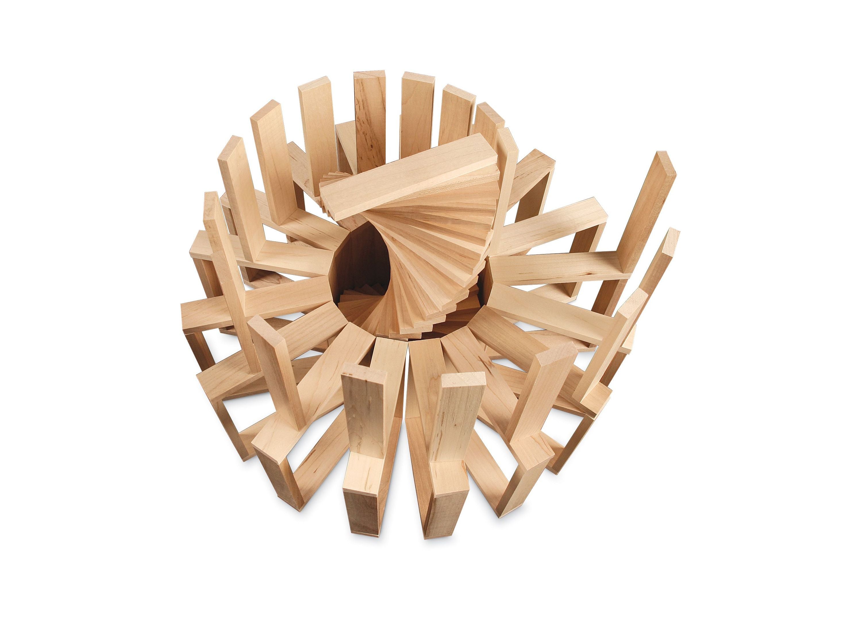 Alternative view of MindWare KEVA Structures 200 Pine Plank Set - STEM Building Toy
