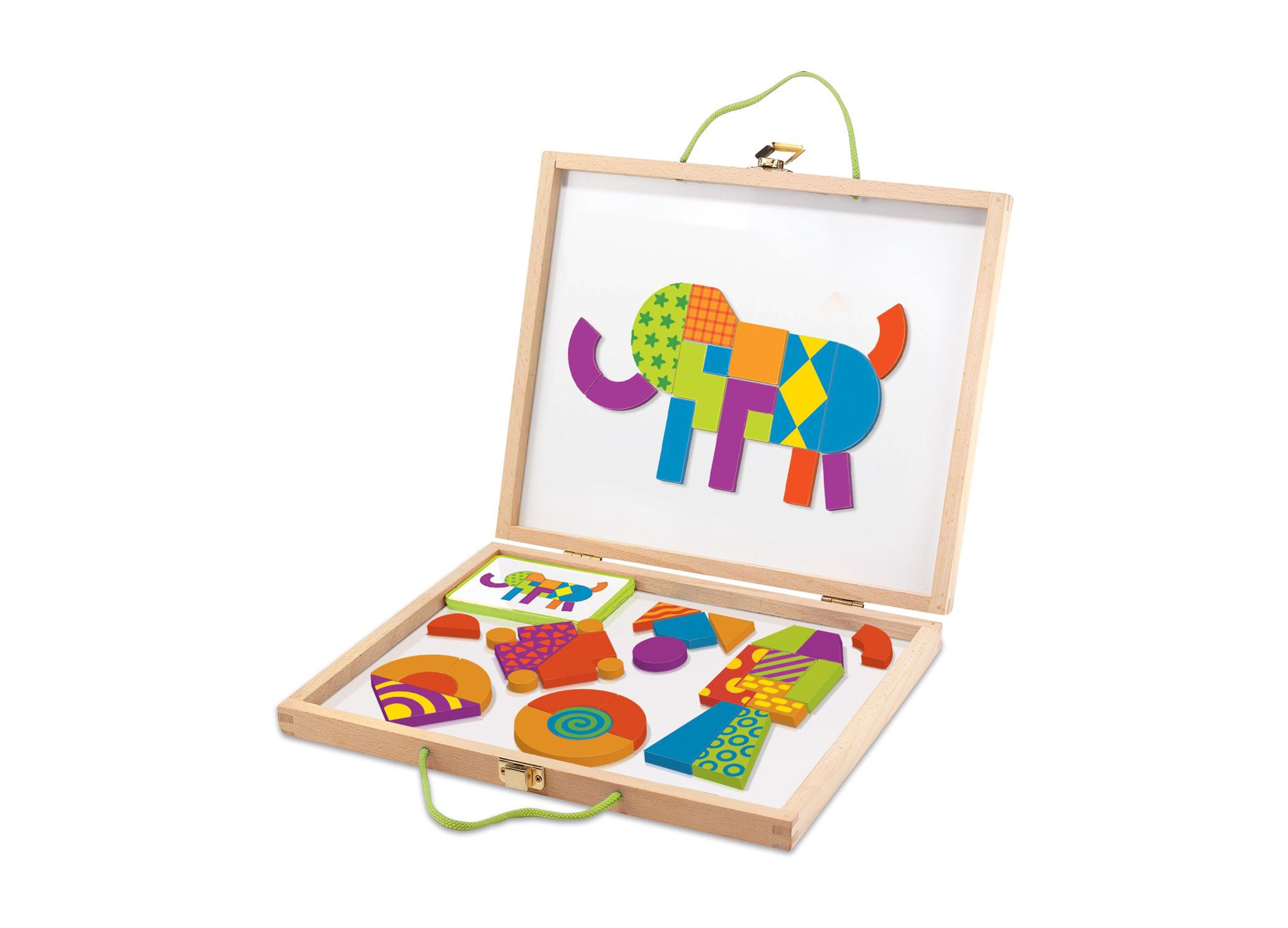 Alternative view of MindWare Imagination Patterns Deluxe Magnetic Building Set