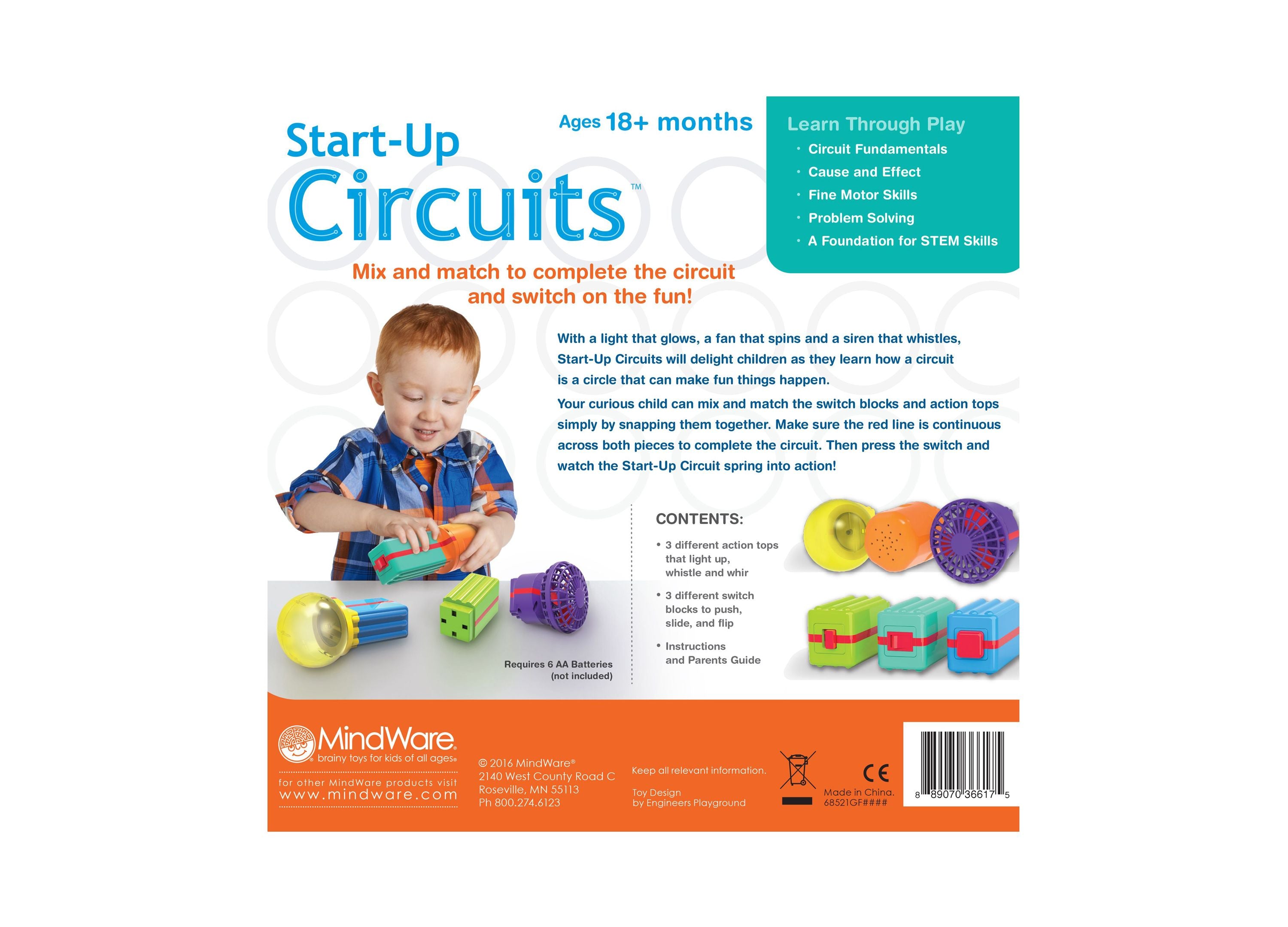 Alternative view of MindWare Start-Up Circuits - Interactive Learning Toy for Toddlers