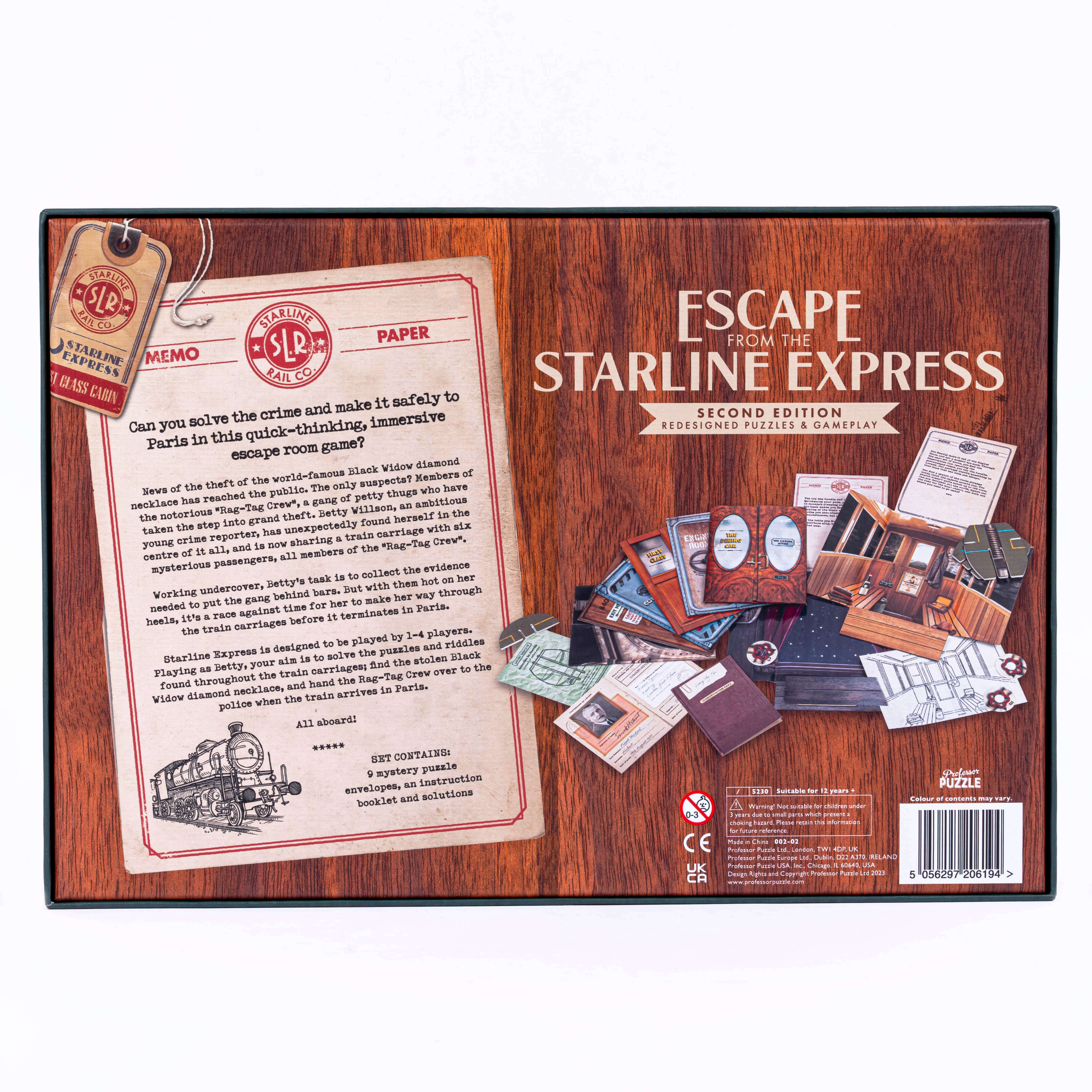 Escape from the Starline Express V2 Mystery Board Game - Image 2