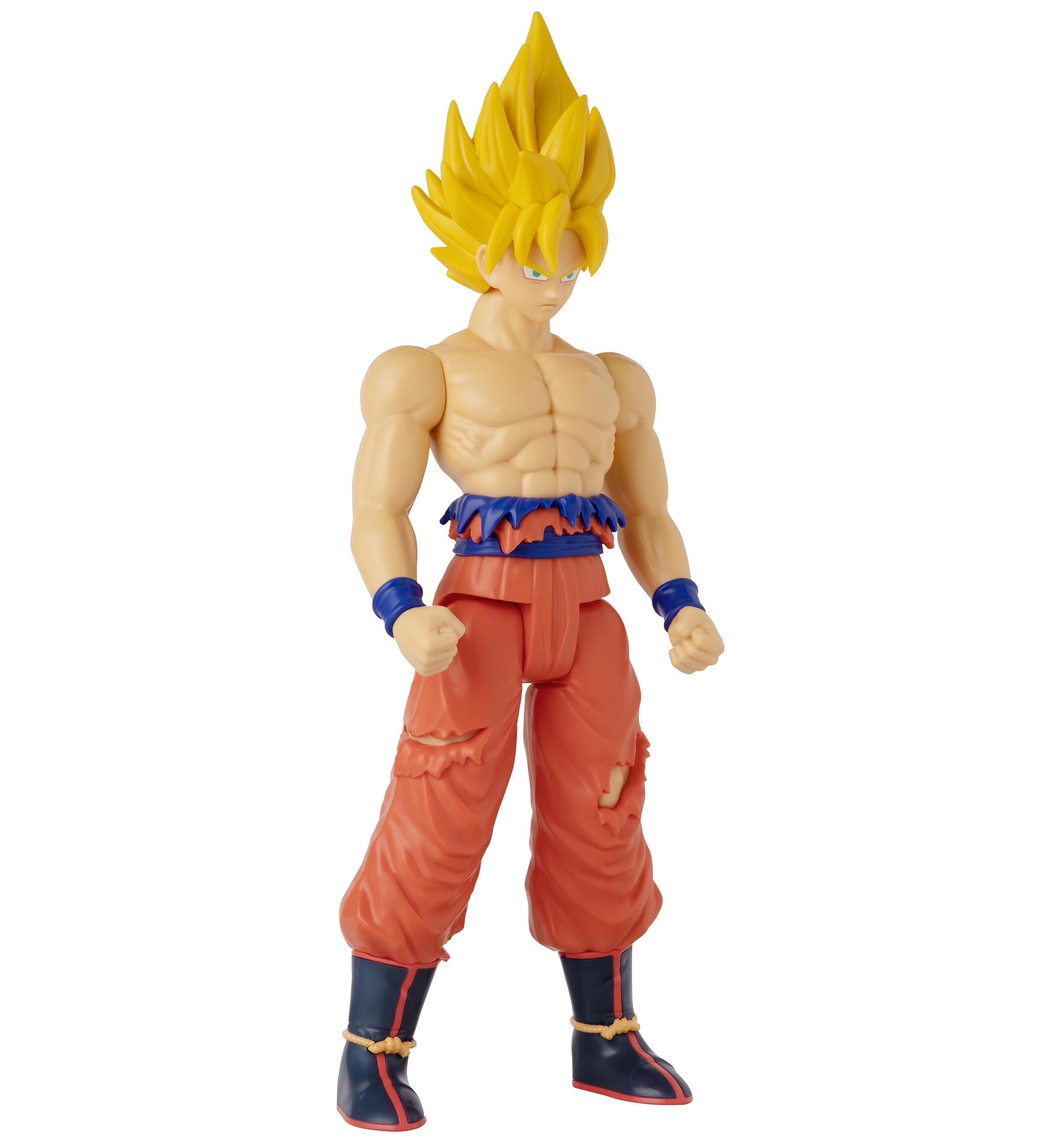 Bandai Dragon Ball 12-inch Scale Action Figure - Super Saiyan Goku Battle Damaged