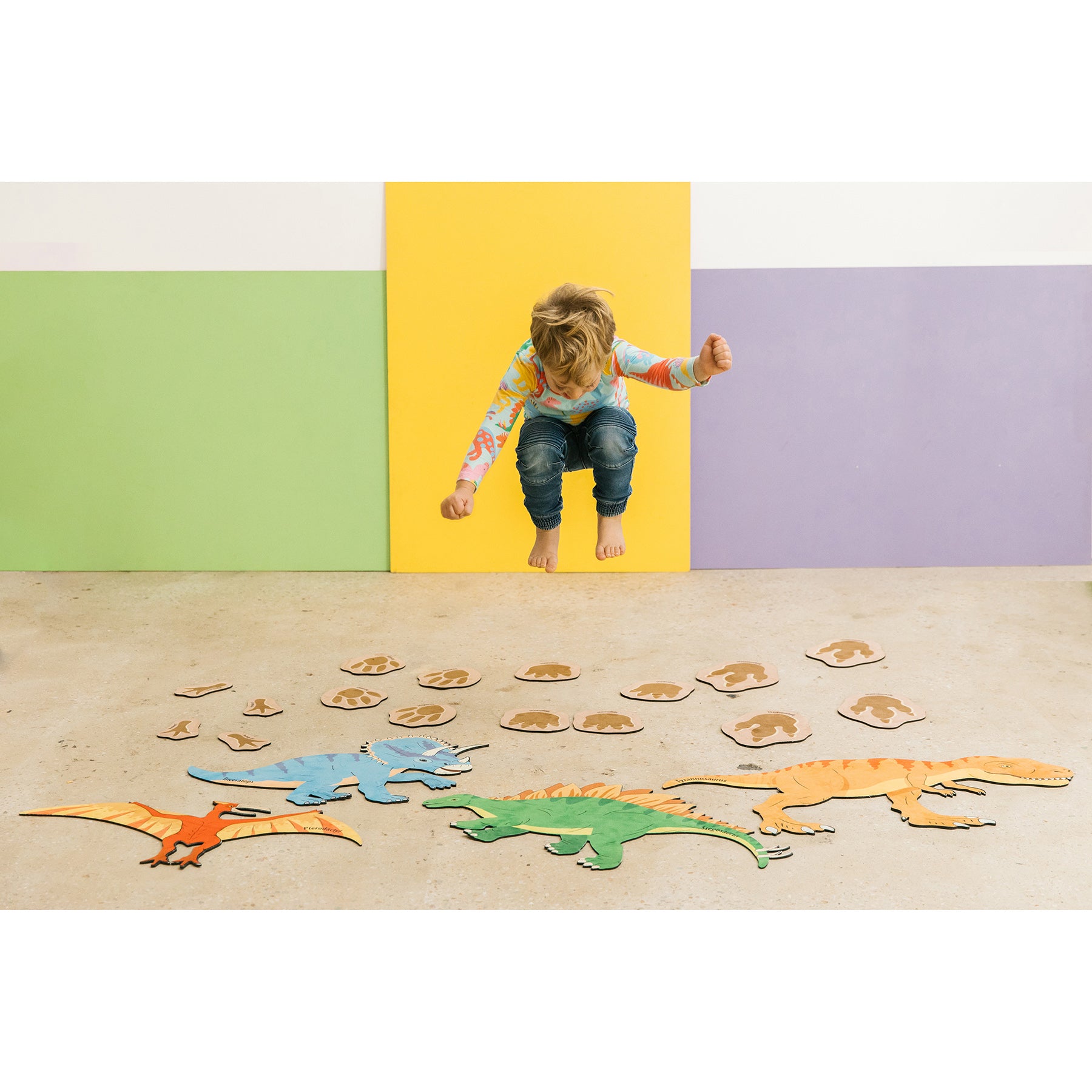 The Freckled Frog Dinosaur Adventure Play Mats for Kids - Image 4
