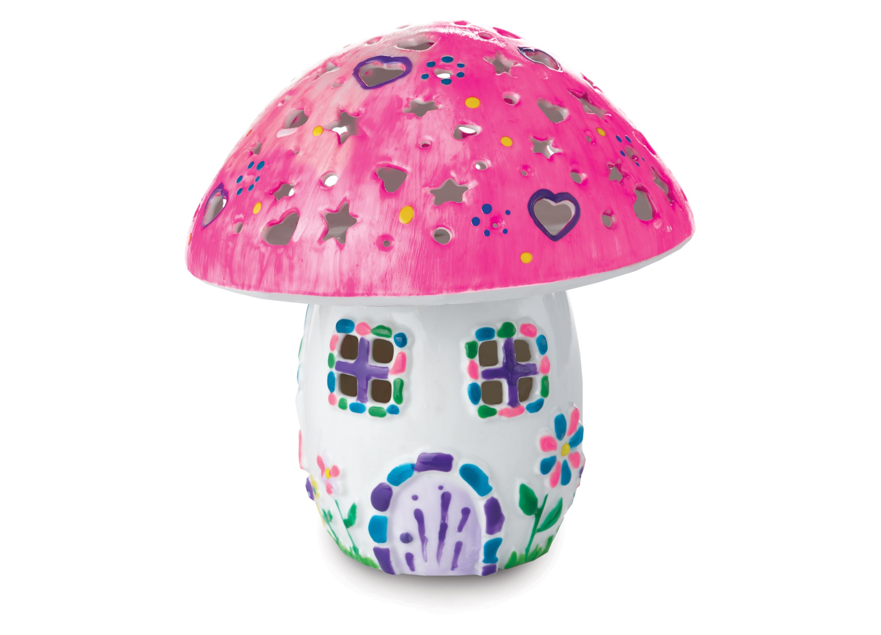 MindWare Paint Your Own Porcelain Fairy House Light Kit - Image 5