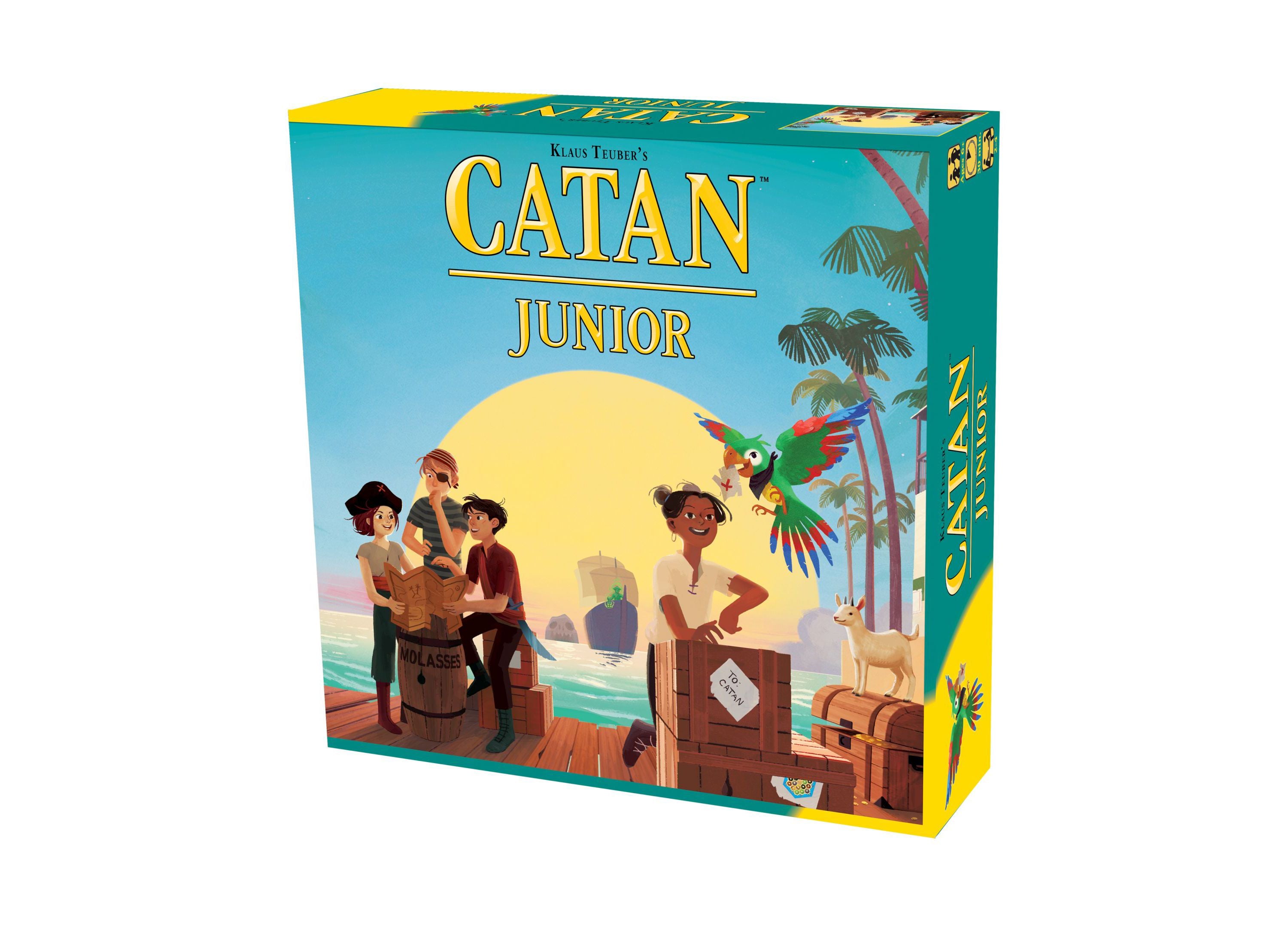 Alternative view of Catan Junior Pirate-Themed Strategy Board Game