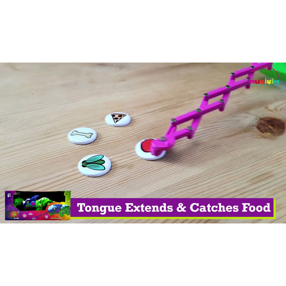 MukikiM Kool Kreepers RC-Rex - Color-Changing Dinosaur - Green & Blue - Image 5