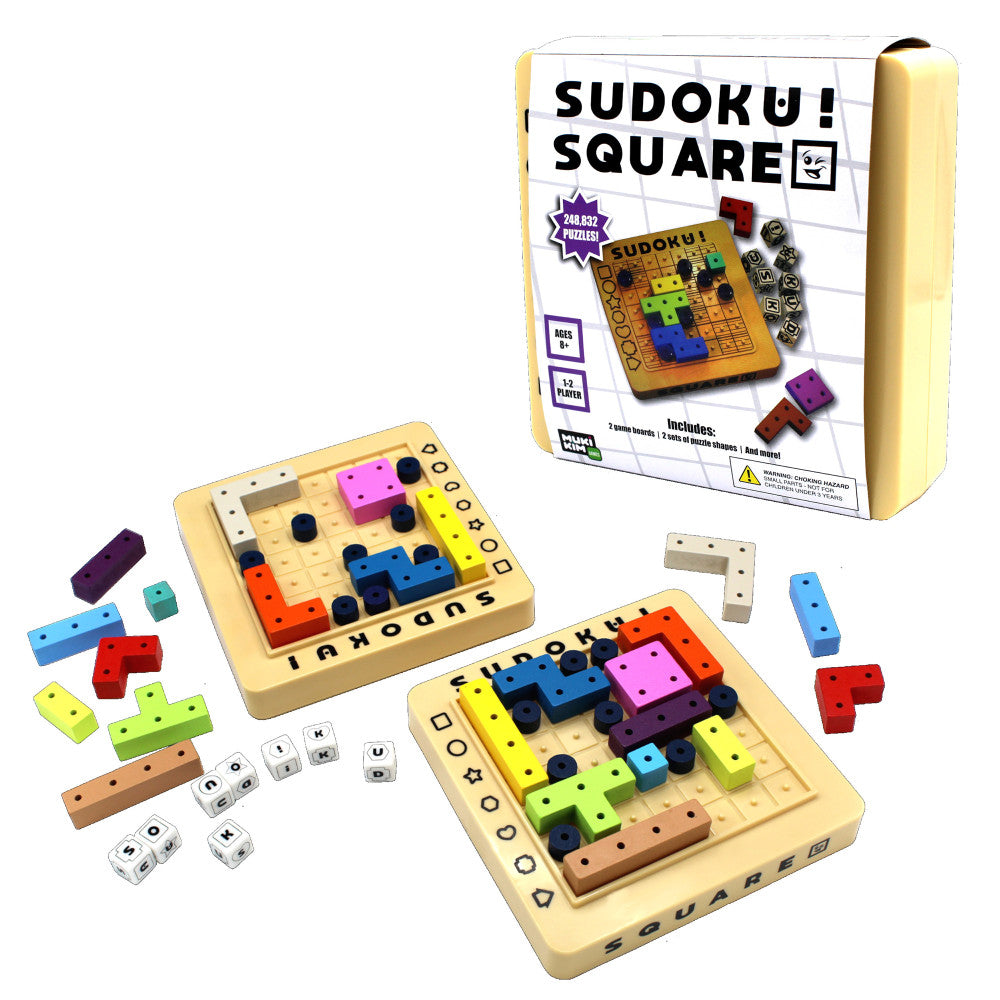 MukikiM Sudoku Square - Dynamic Strategy Puzzle Game, Ages 8+