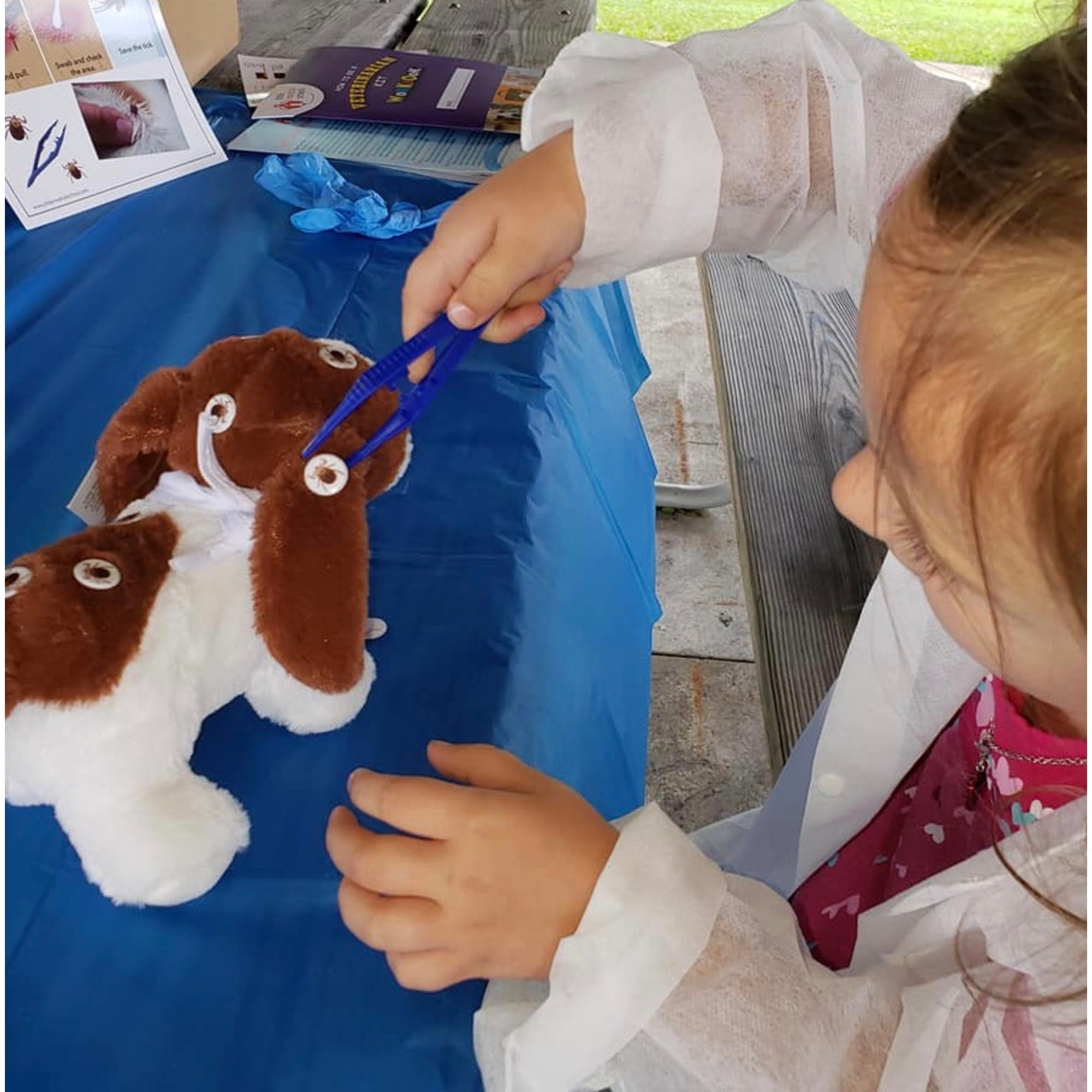 Alternative view of Little Medical School Pink Stethoscope for Kids - NEW