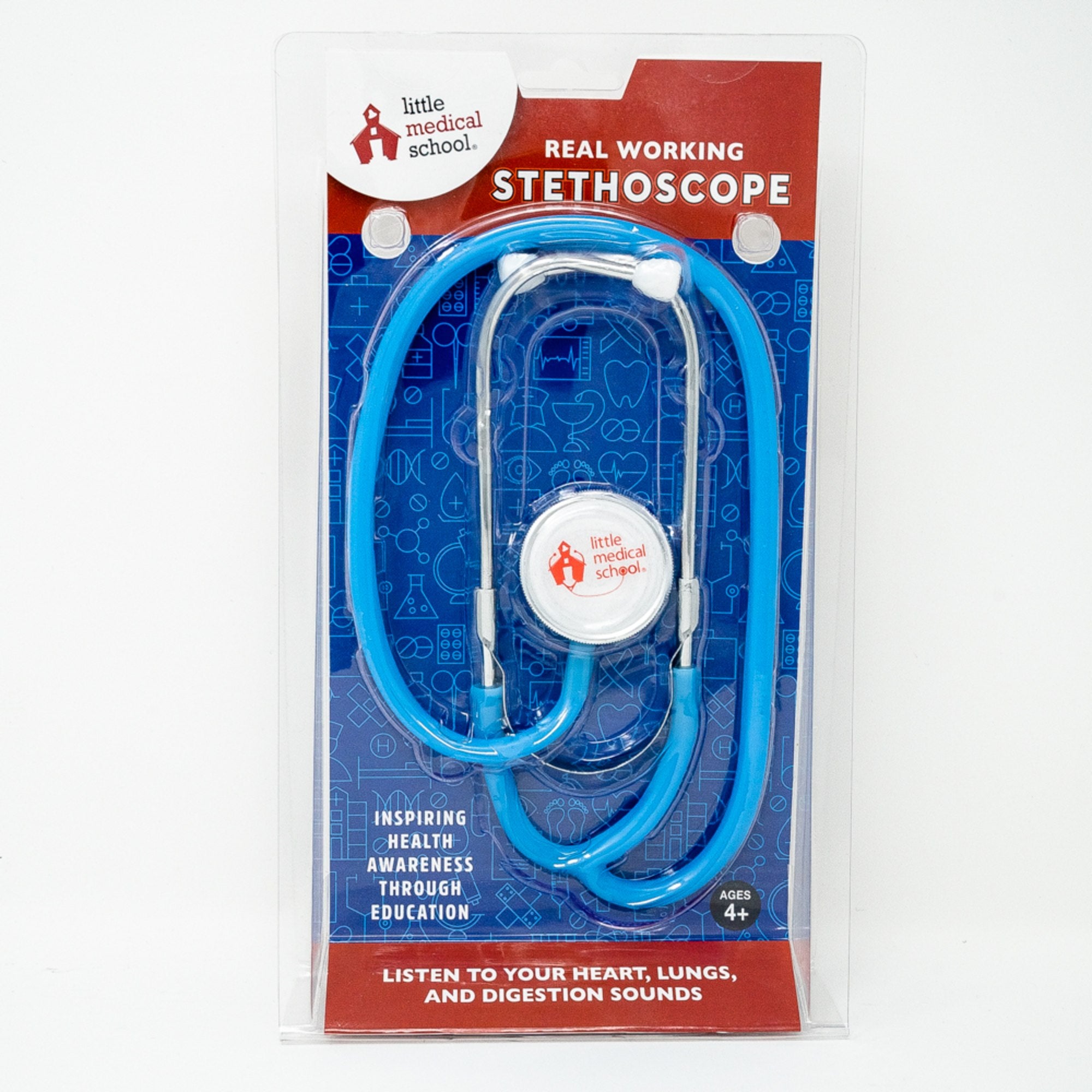 Little Medical School Child-Sized Blue Stethoscope