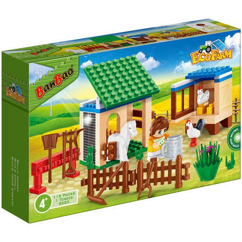 Alternative view of BanBao Animal Farm Adventure STEM Building Kit - 115 Pieces