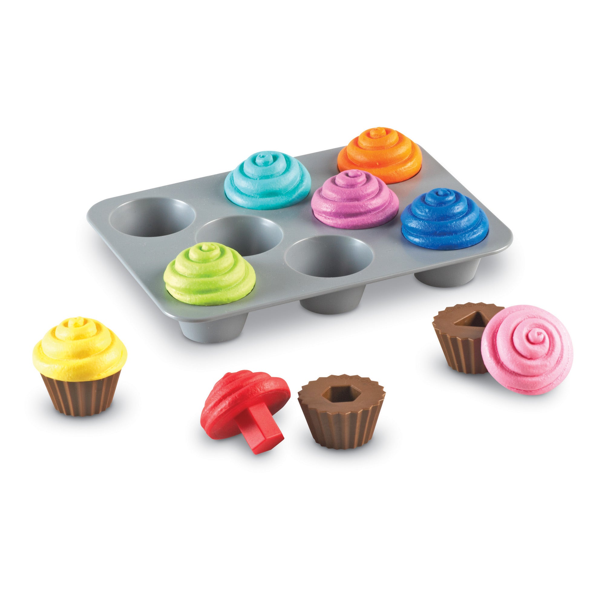 Alternative view of Learning Resources Smart Snacks - Shape Sorting Cupcakes - Educational Toy