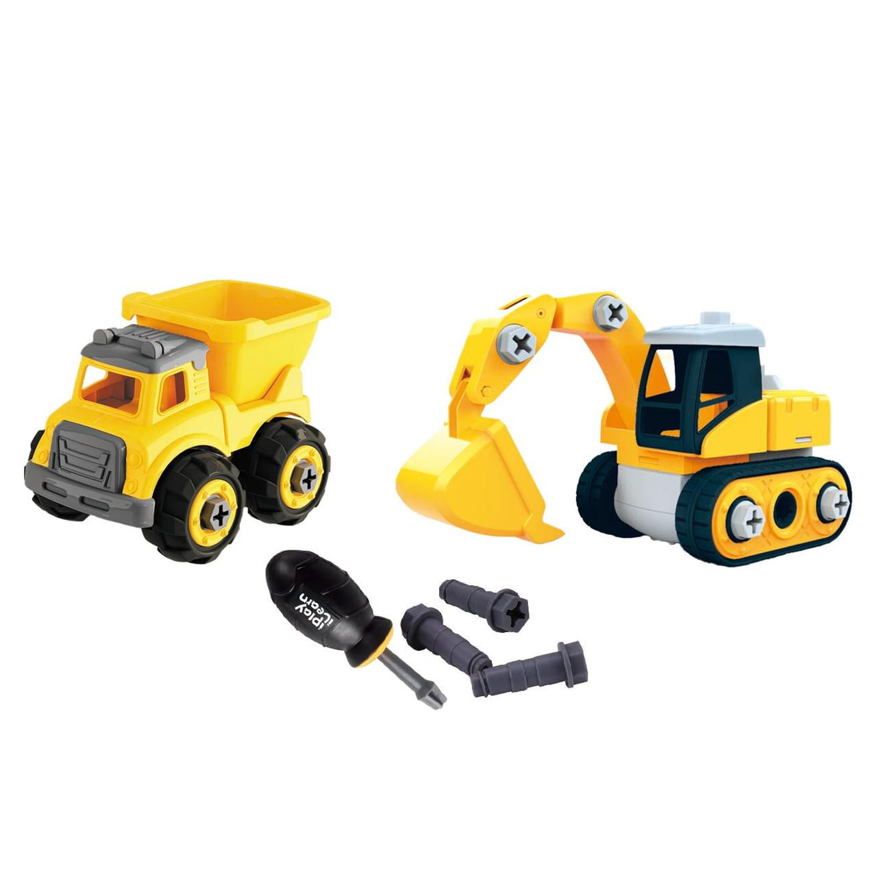 Alternative view of Iplay, Ilearn Construction Series 1 Diecast Truck Set