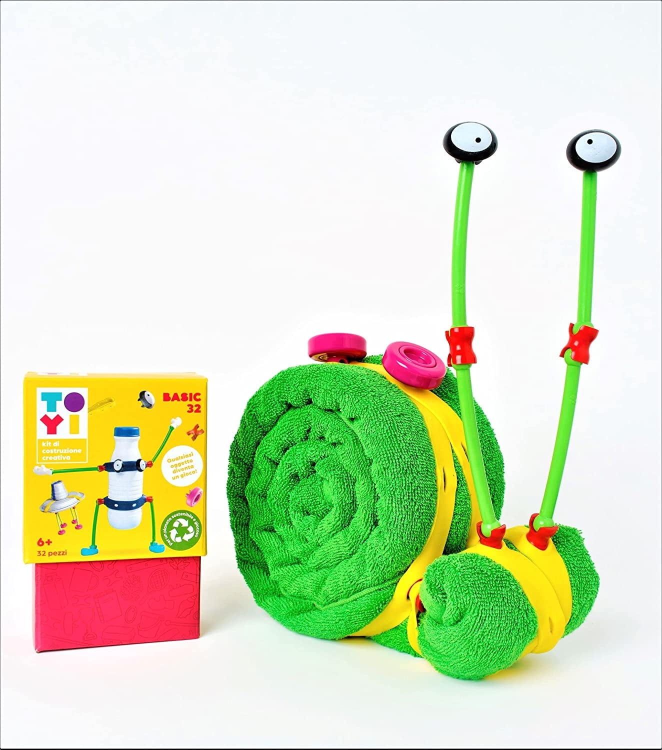 Toyi 32-Piece Eco-Friendly Building Kit - Creative Play for Kids