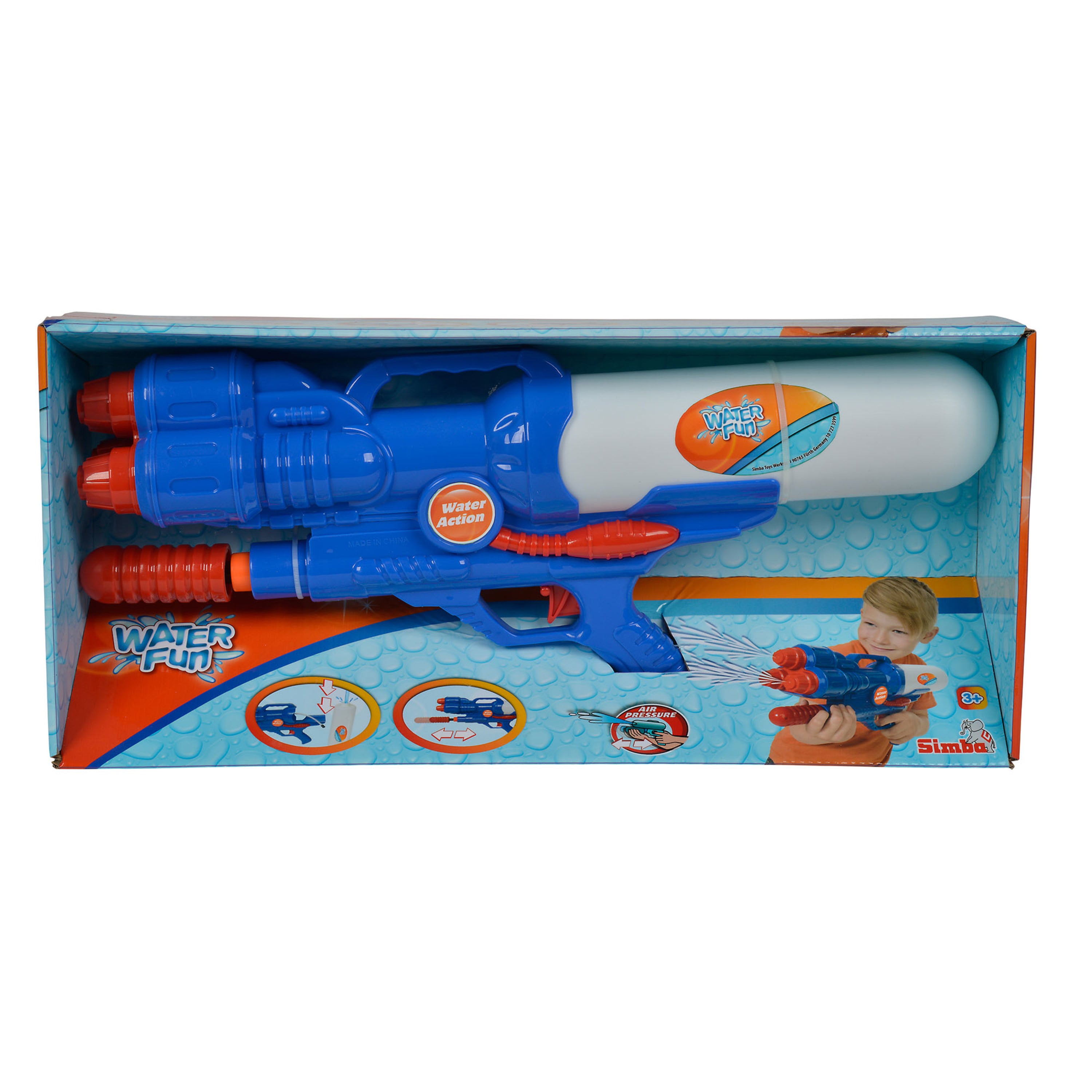 Simba Toys WF XL 46 Water Blaster - Triple Jet Action - Image 3