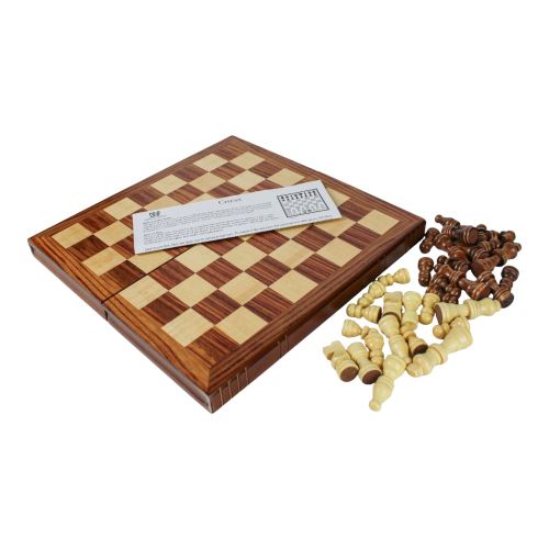 Classic Wooden Chess Set - Travel Friendly 12"x12" Board - Image 5